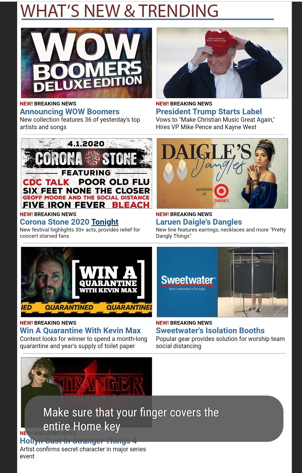 NRT April Fool's email