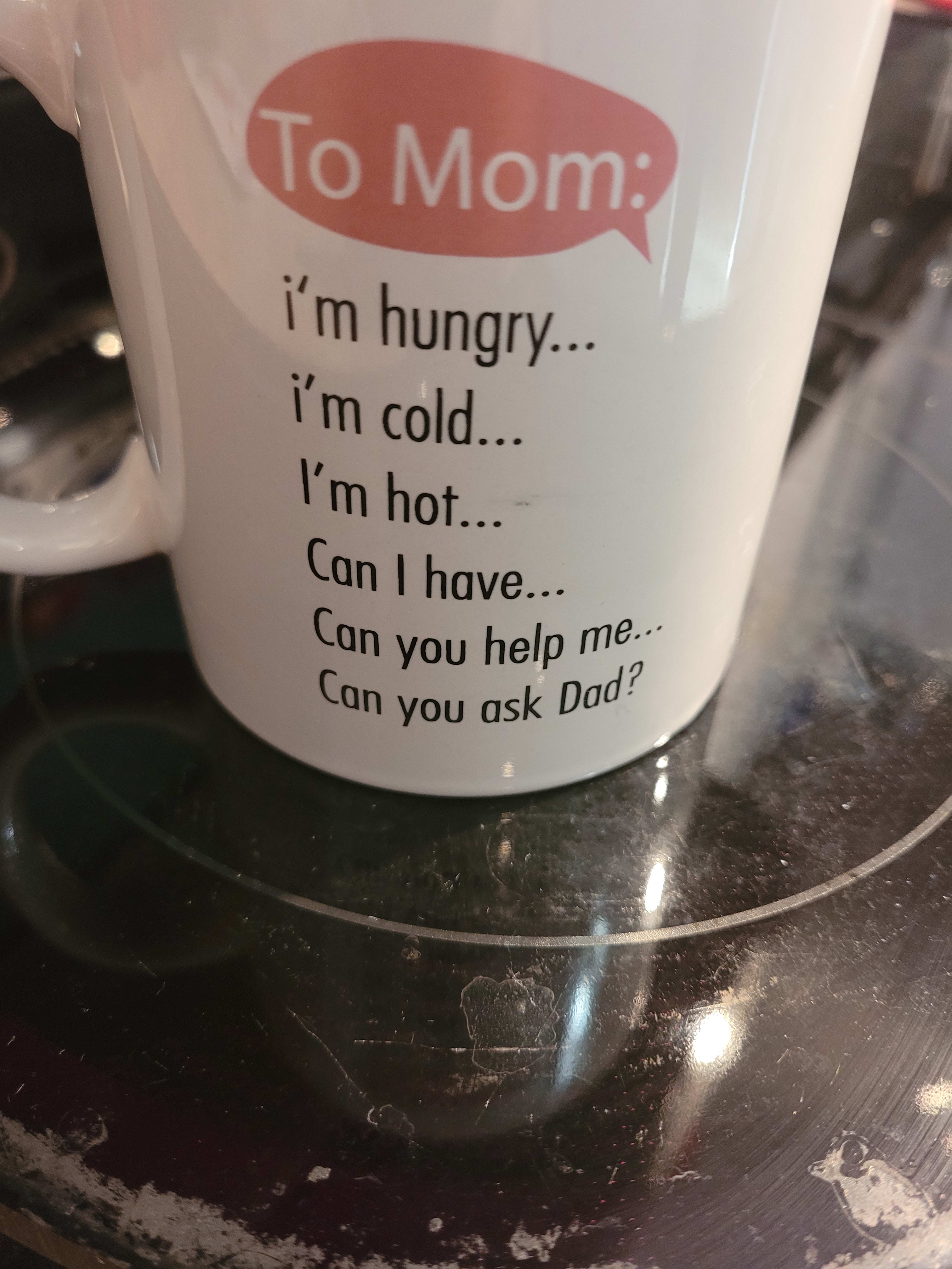 magically wife's mug is functioning as it should