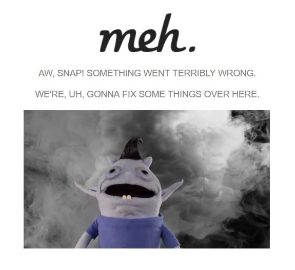 Something went terribly wrong