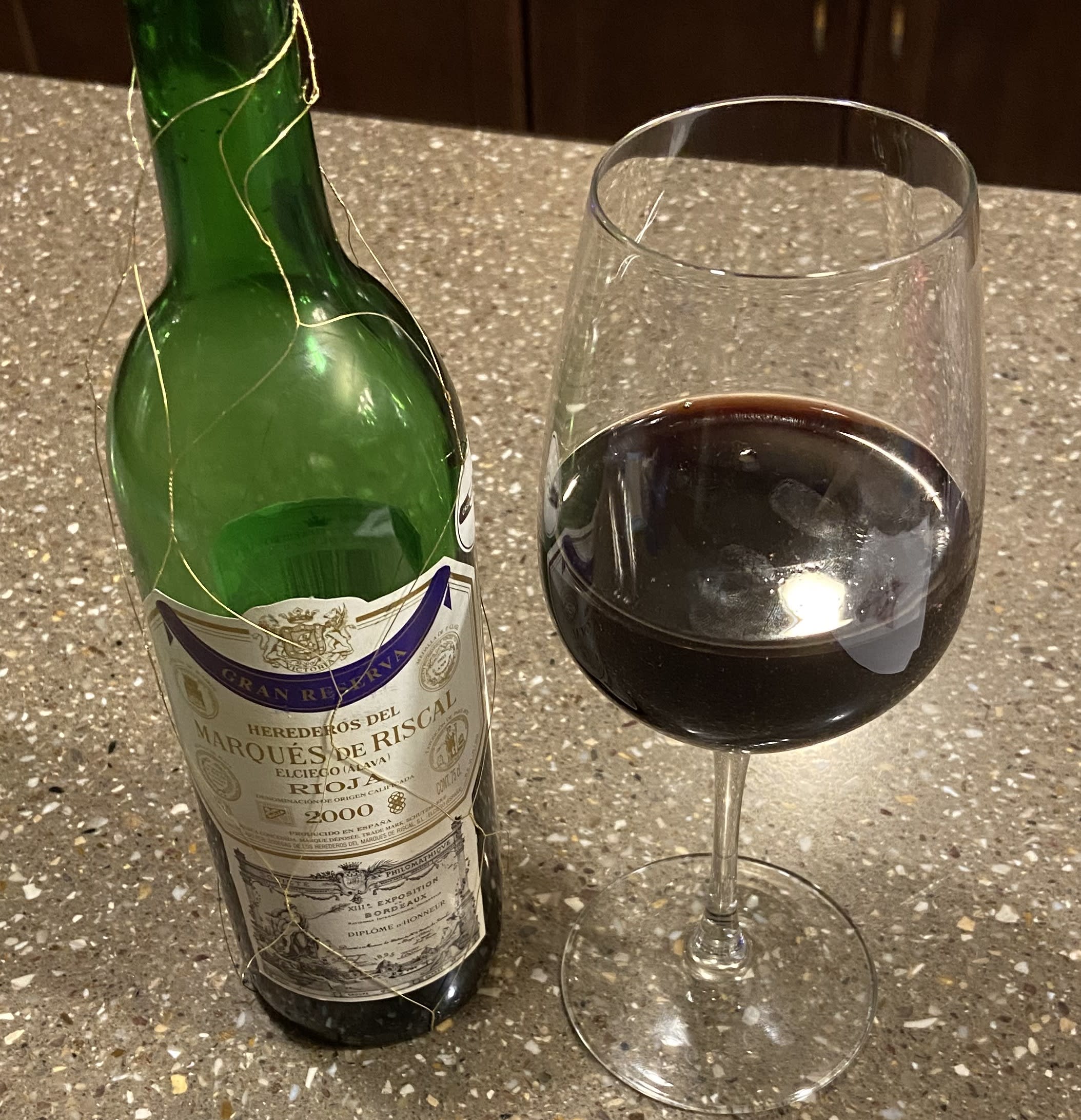 After sitting for a night