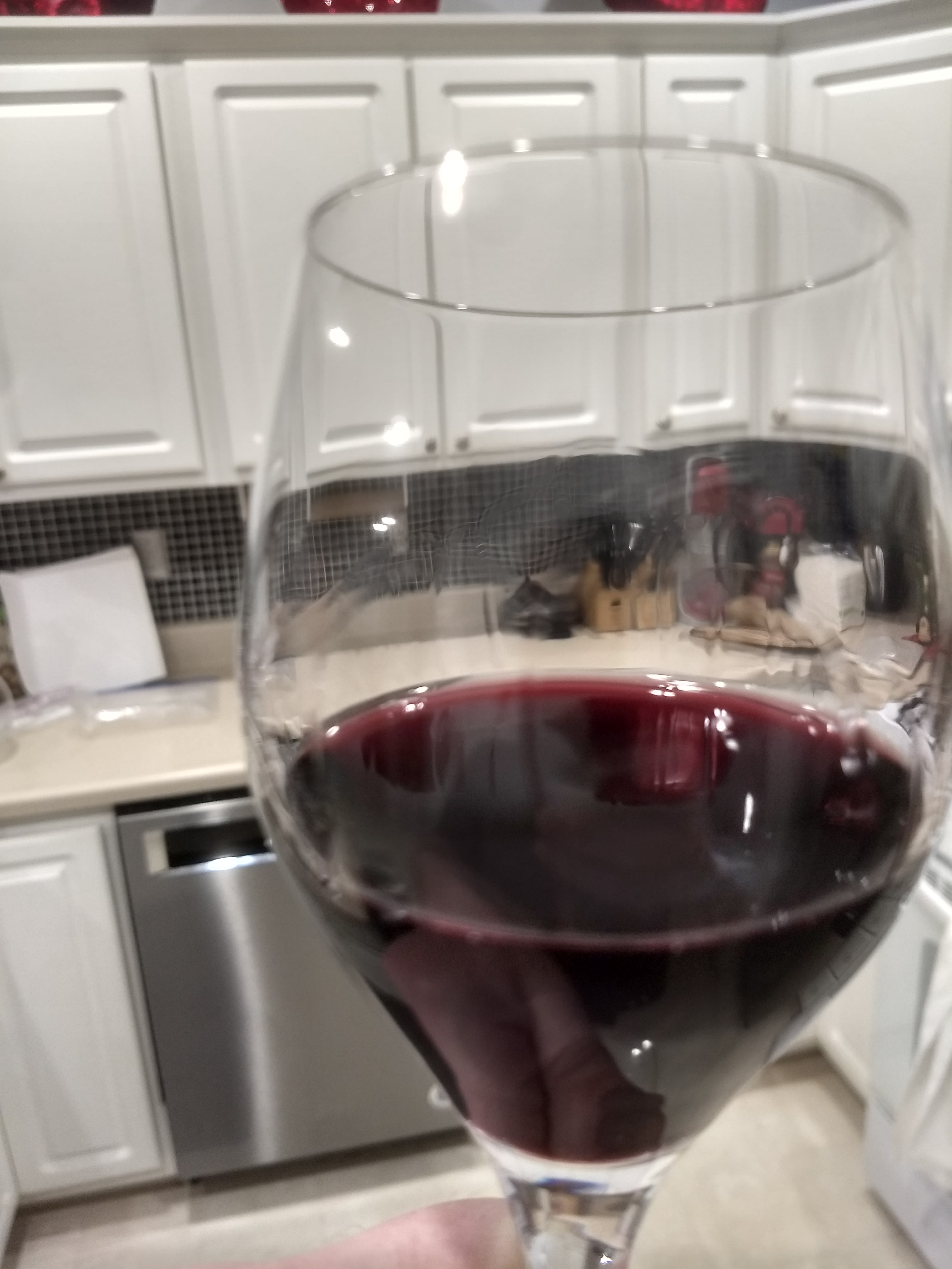 Wine in glass