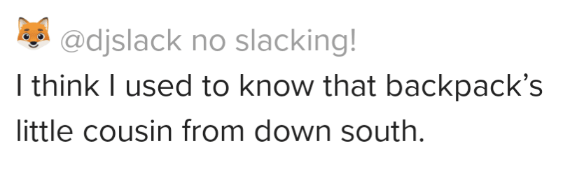 slacker no slacking!