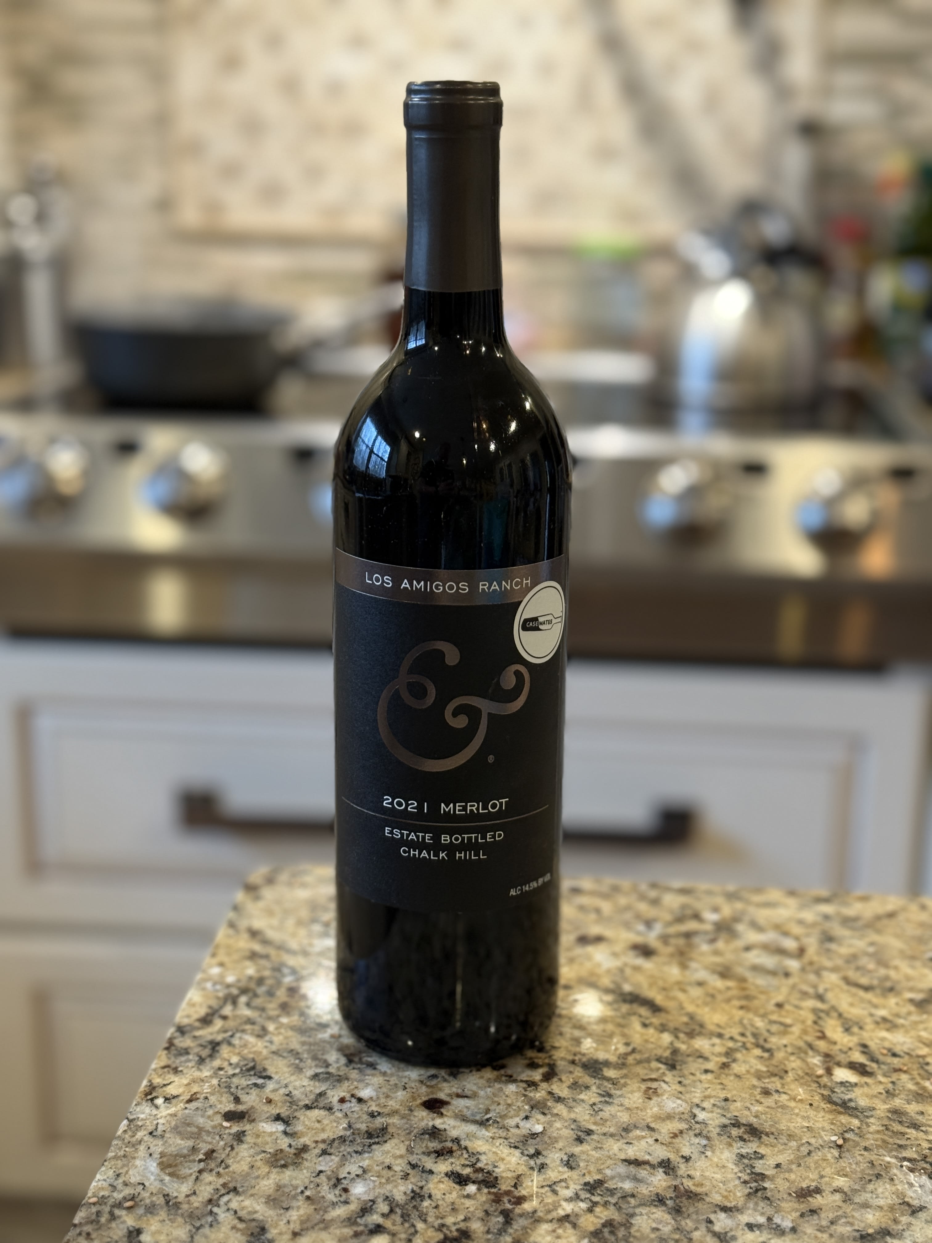 Hook & Ladder 2021 Los Amigos Ranch Merlot Bottle