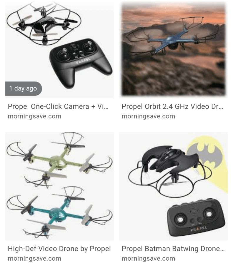 propel one click drone