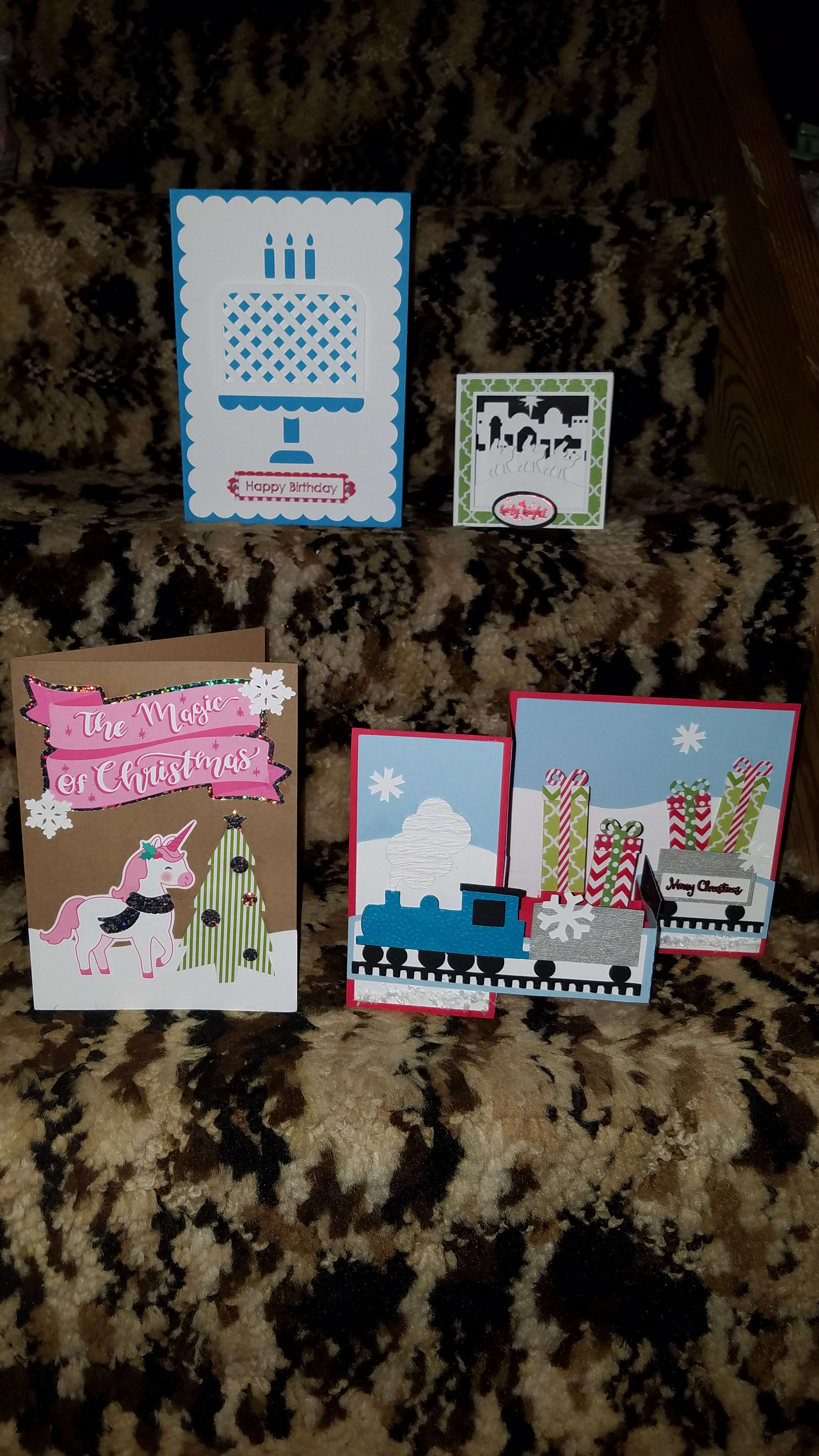 Christmas and birthday cards
