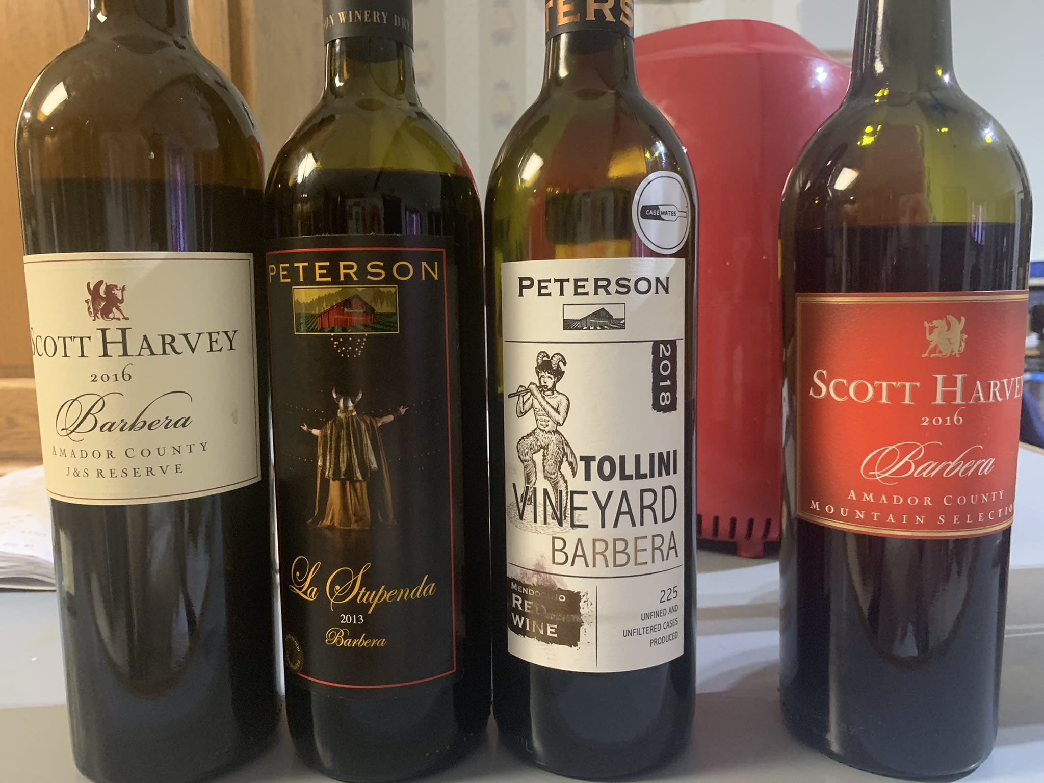 Barbera Order of preference