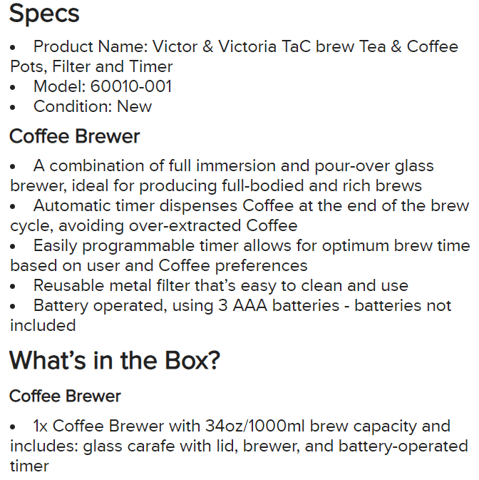 Meh Product Description