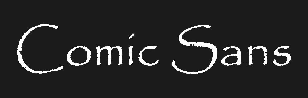 ComicSans in Papyrus