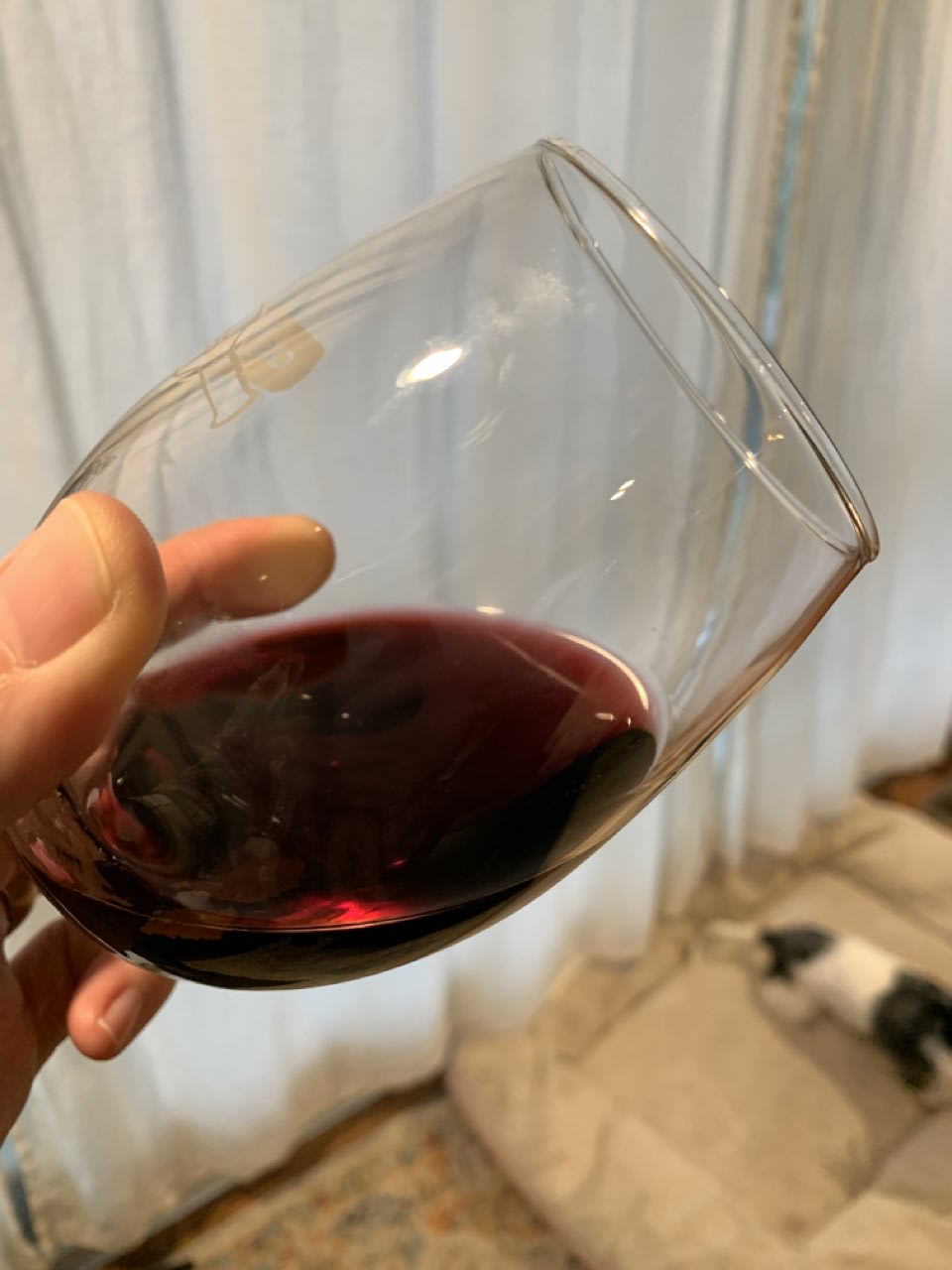 Lost Eden Red Blend in glass