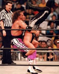 Bret Hart doing a pile driver