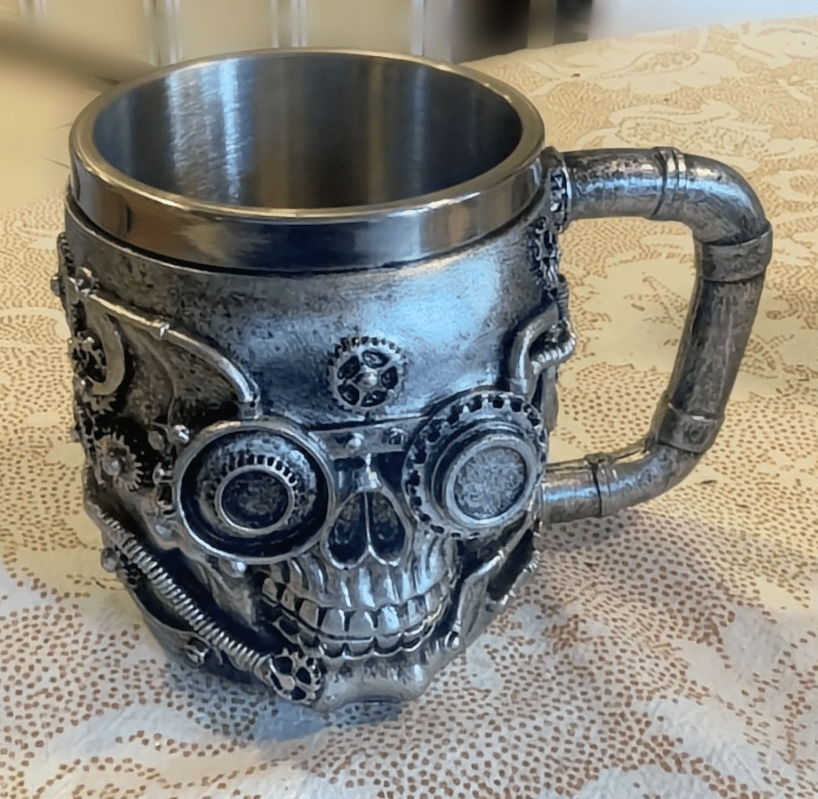 Steampunk Skull Coffee Mug