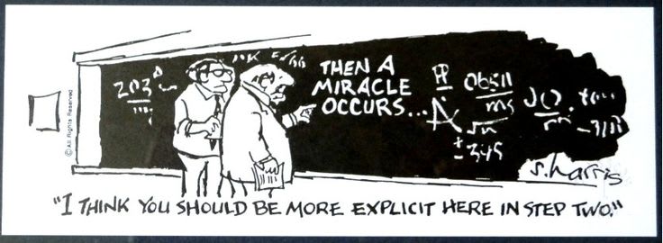 Then a miracle occurs...
