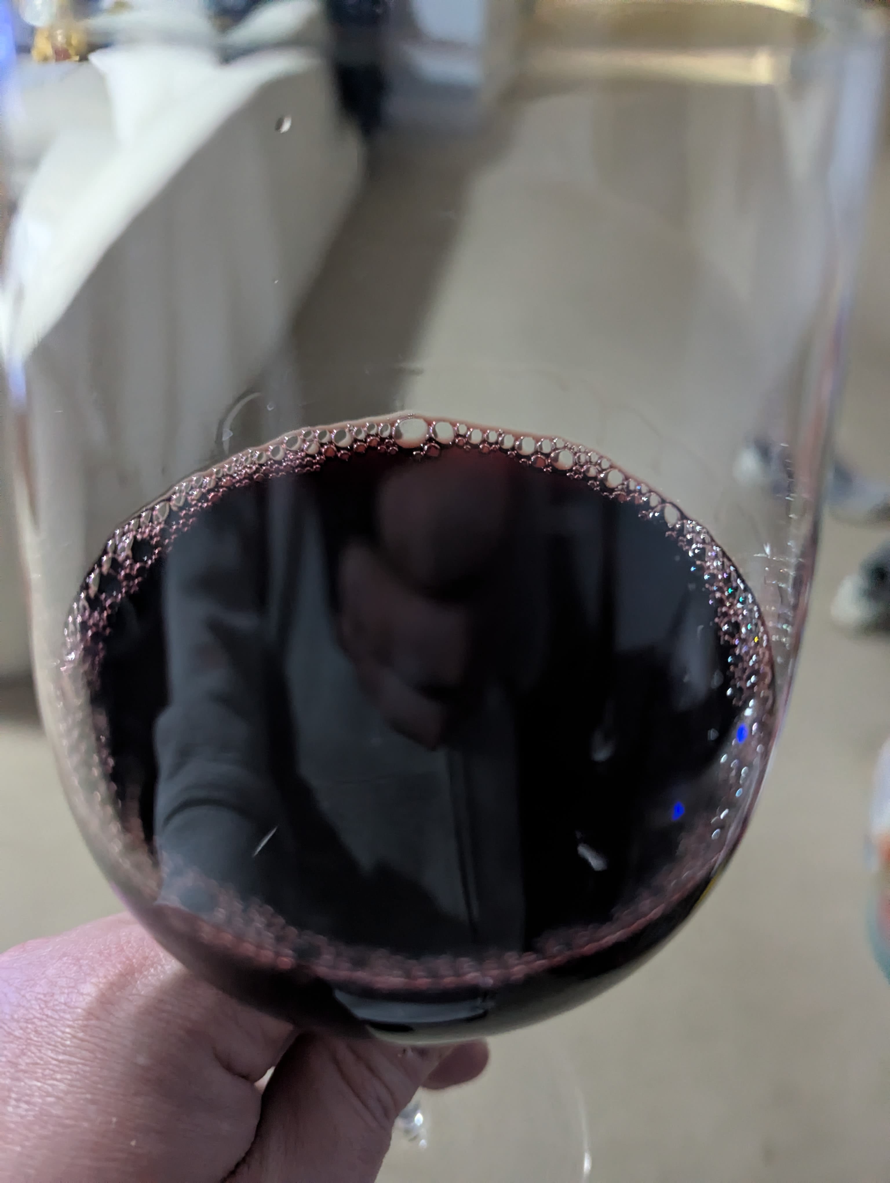 Wine in glass