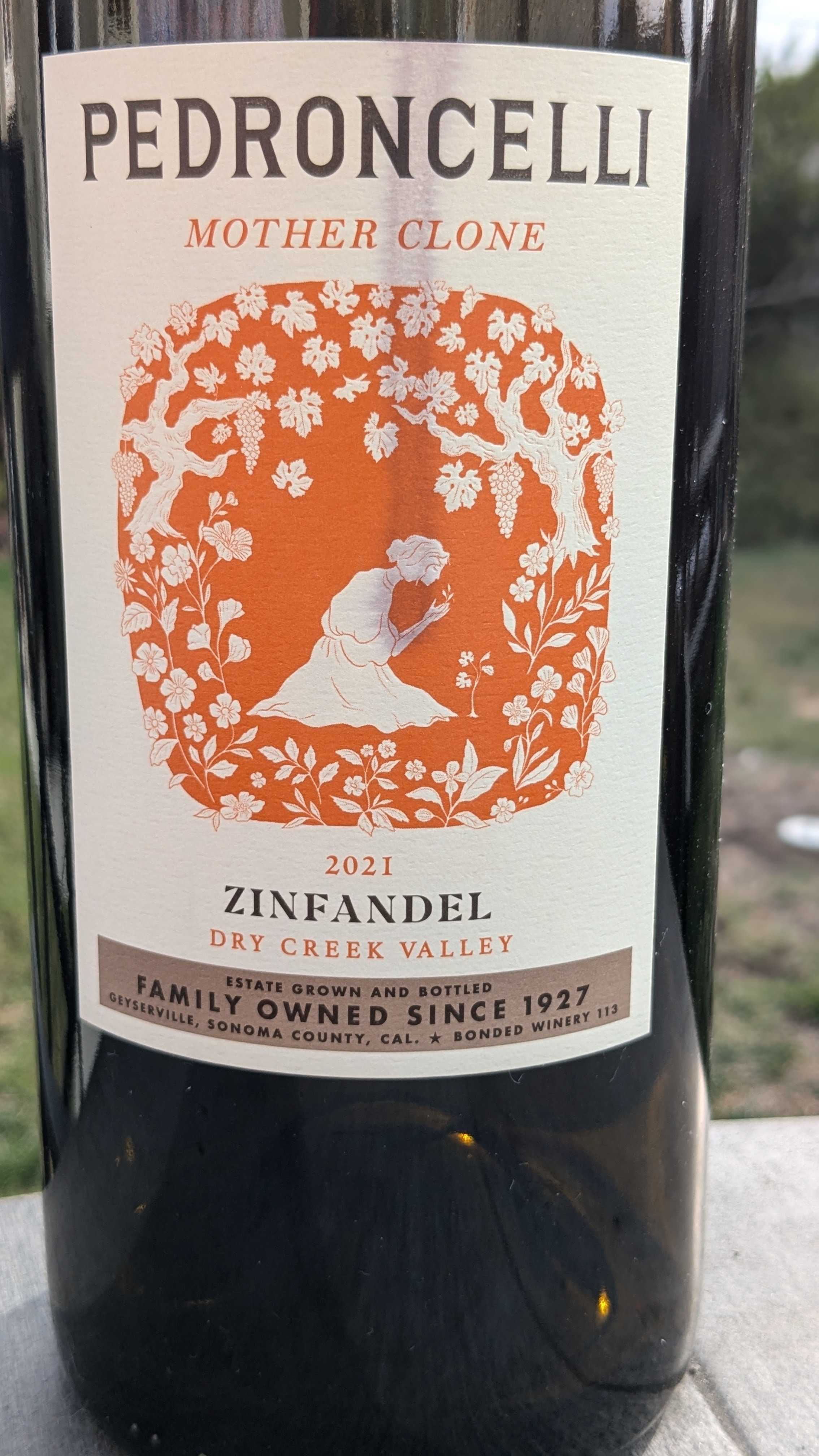 2021 Pedroncelli Zinfandel, Mother Clone, 1.5L