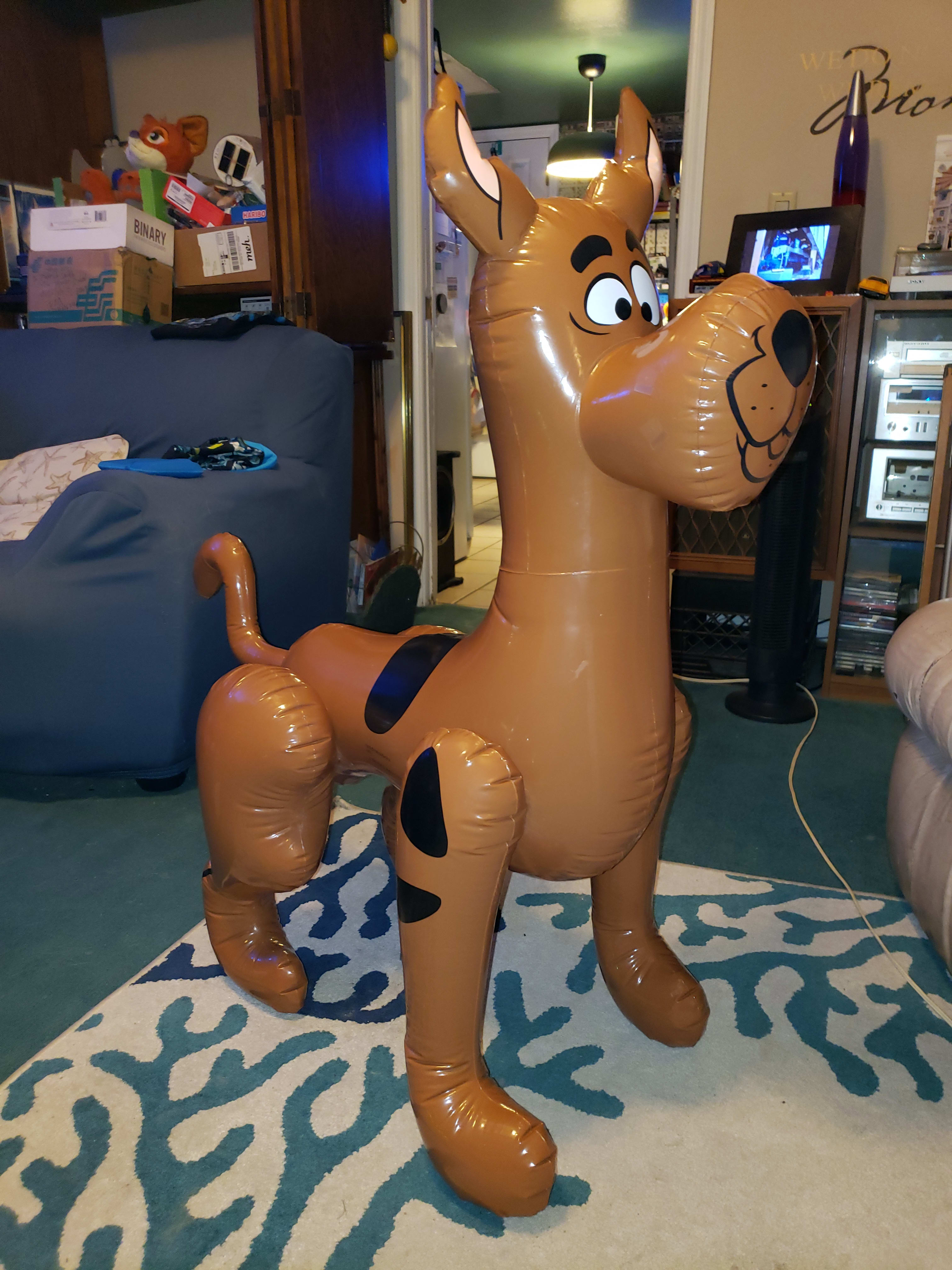 Of course I have an inflatable Scooby-Doo!