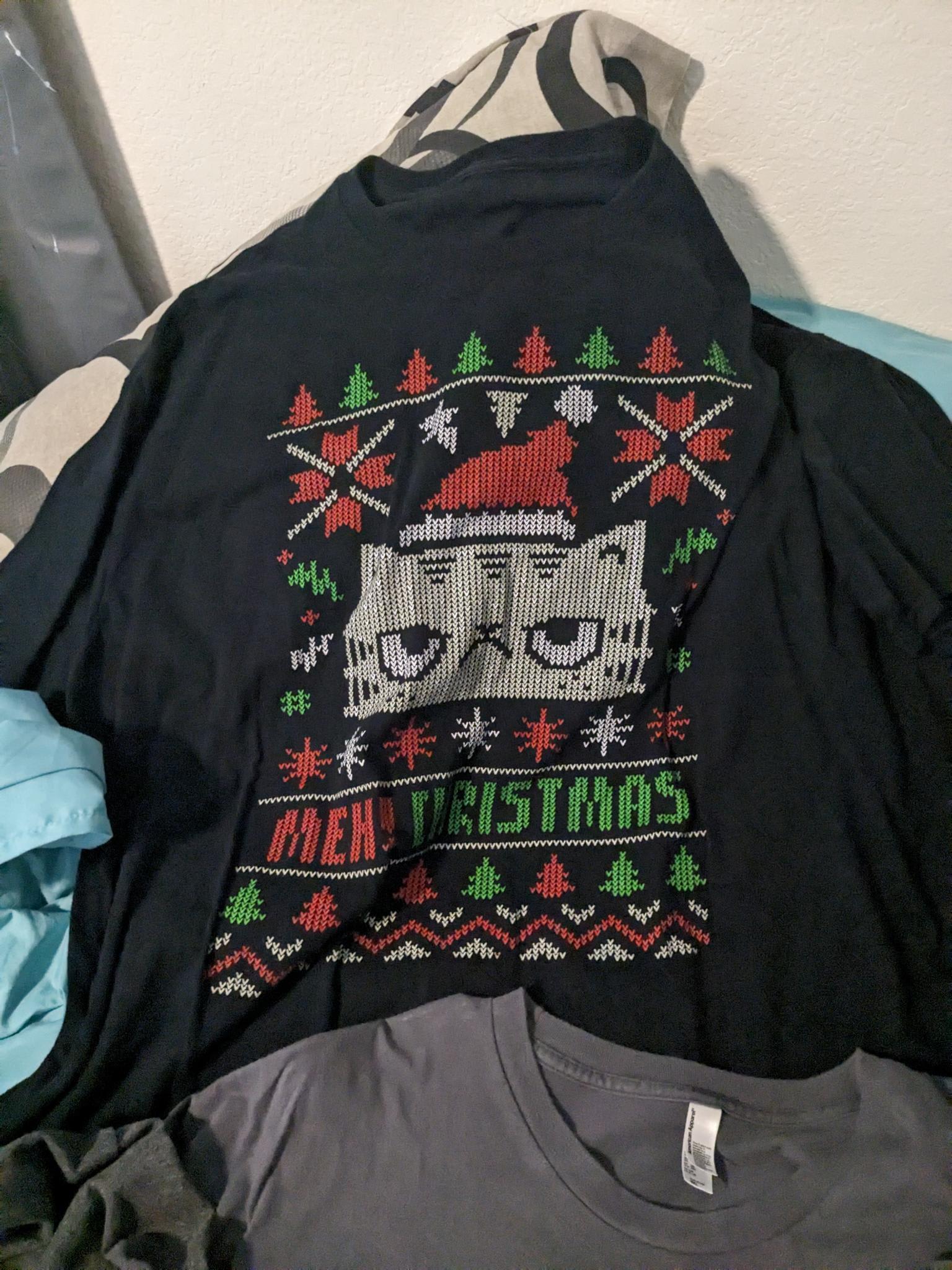 Ugly Christmas Sweater Meh shirt
