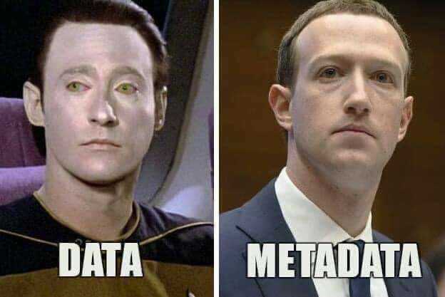 Data vs Metadata