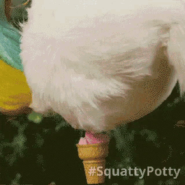 unicorn pooping rainbow soft serve ice cream