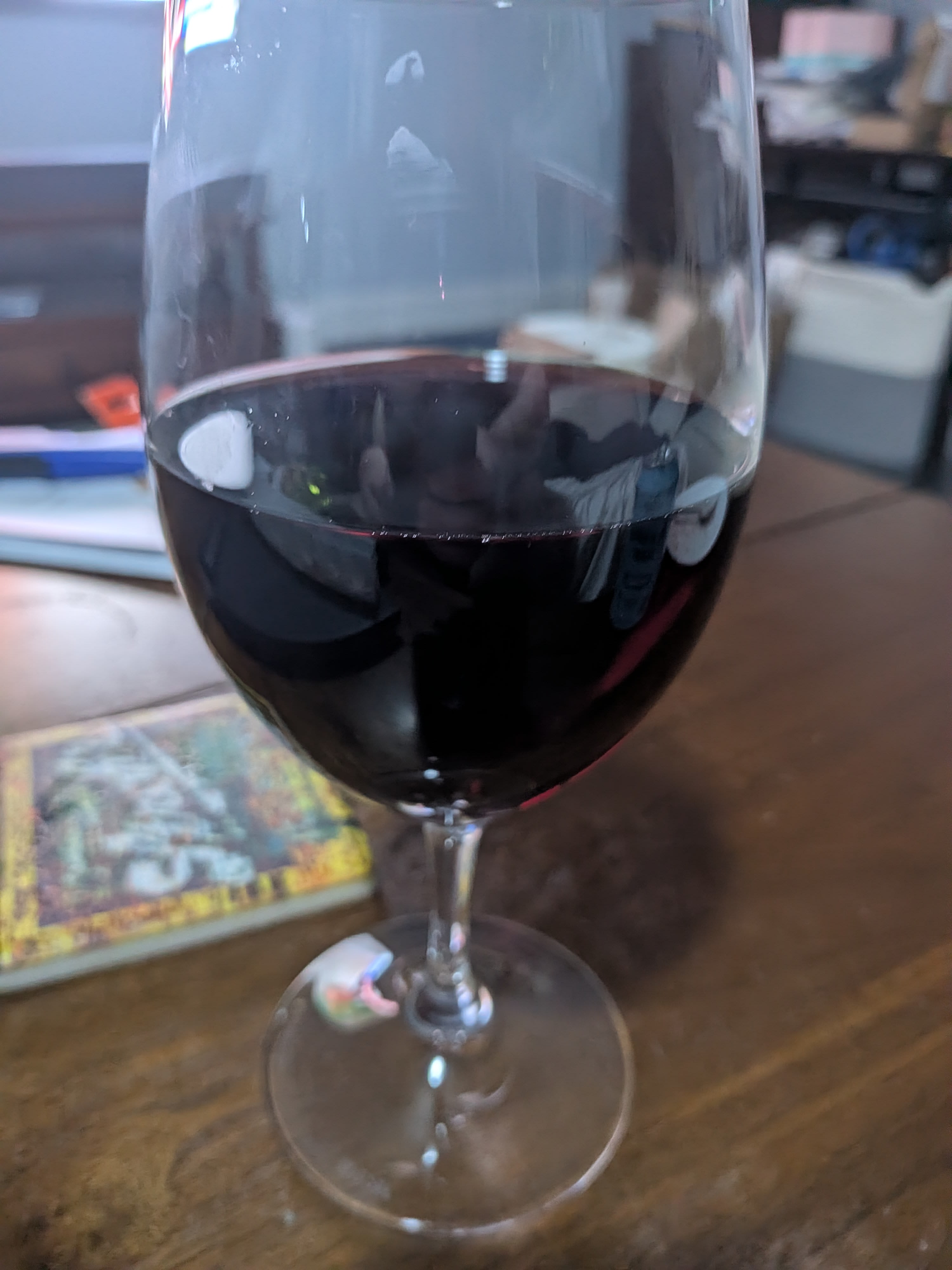 Wine in glass