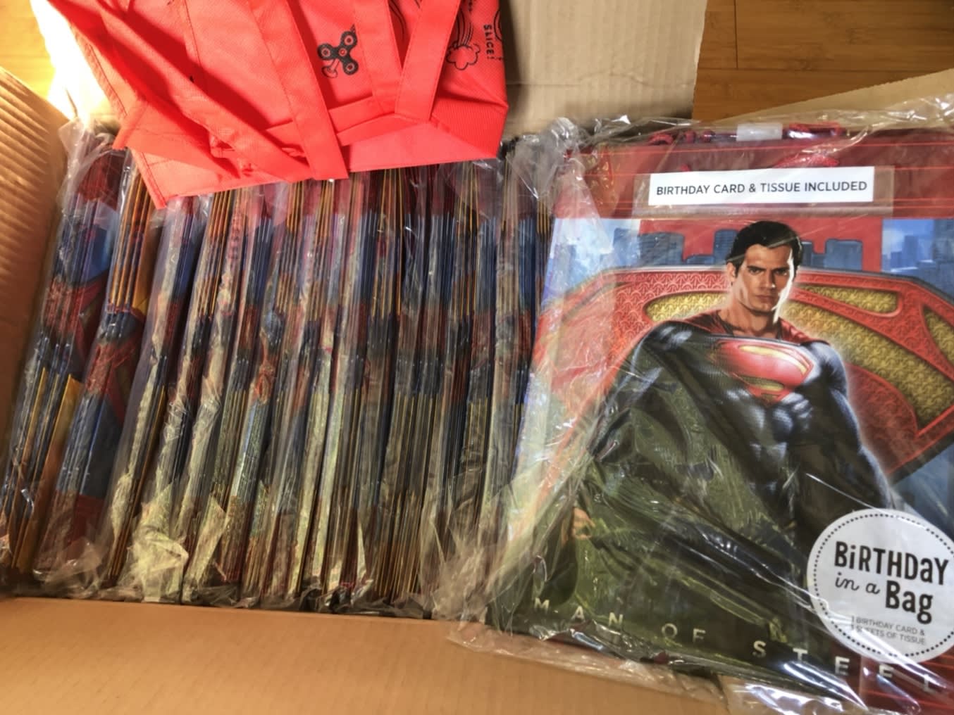 lifetime supply of birthday bags