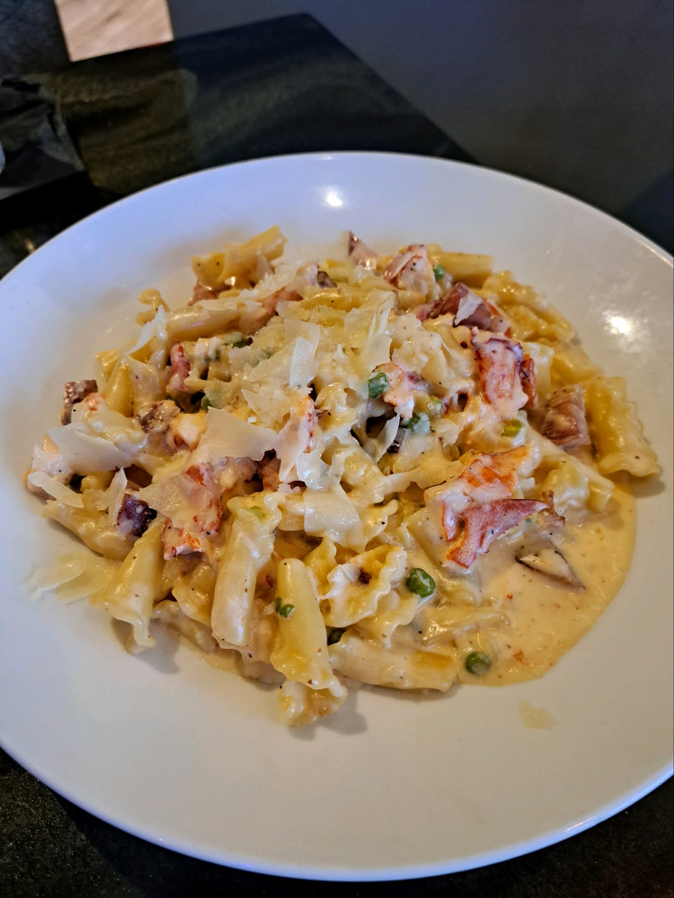 lobster carbonara