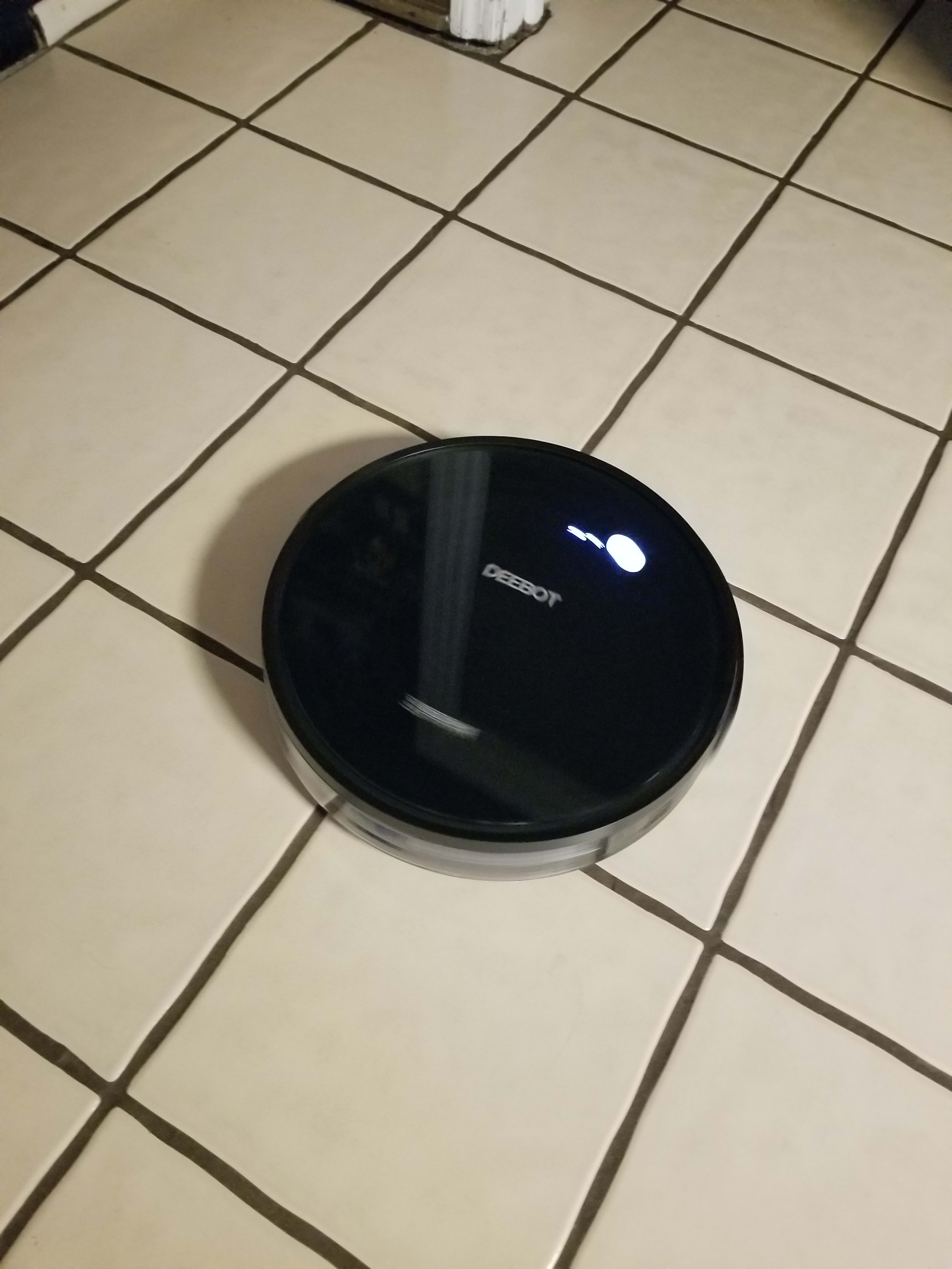 Across the kitchen floor