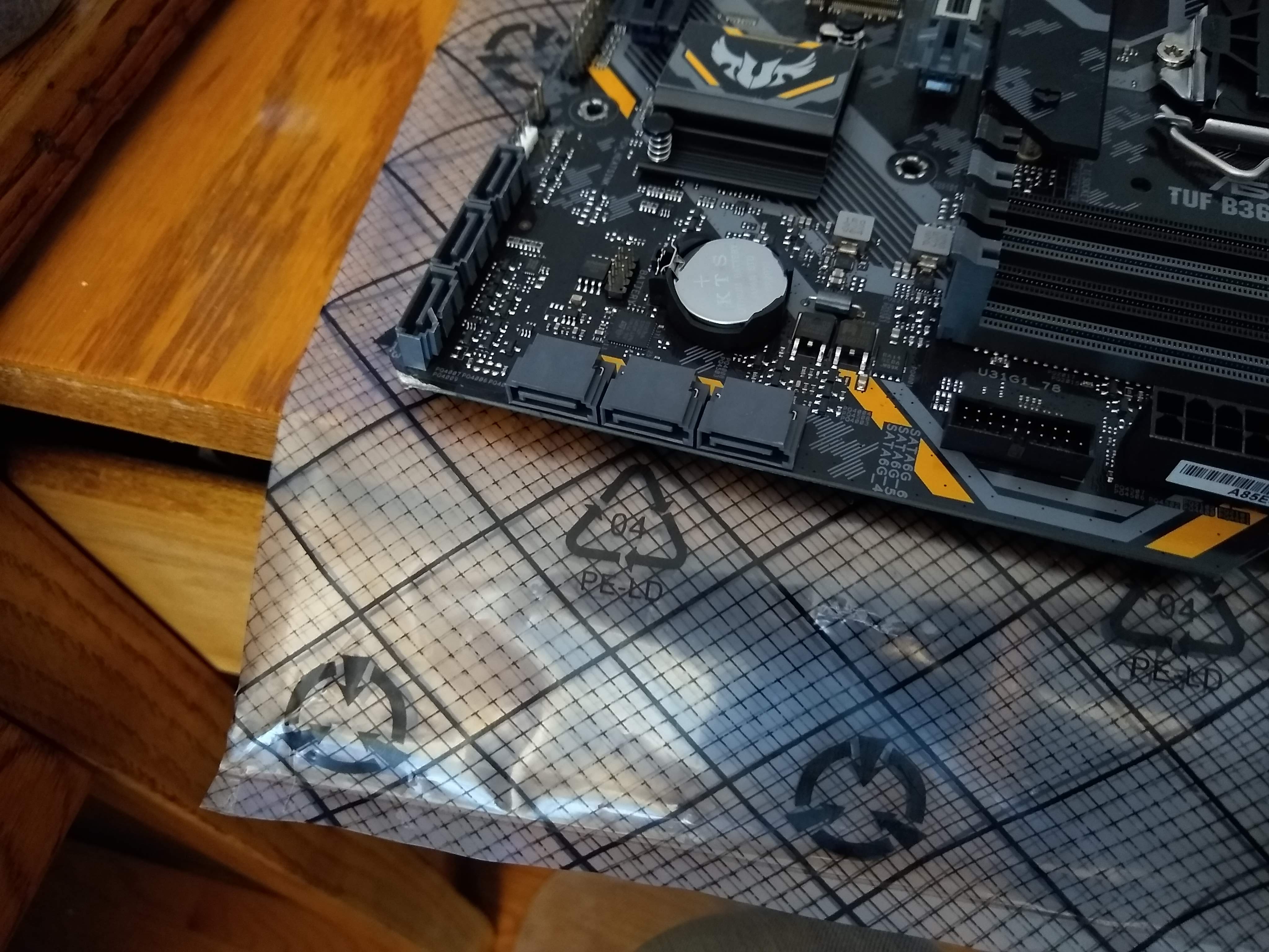damage to motherboard