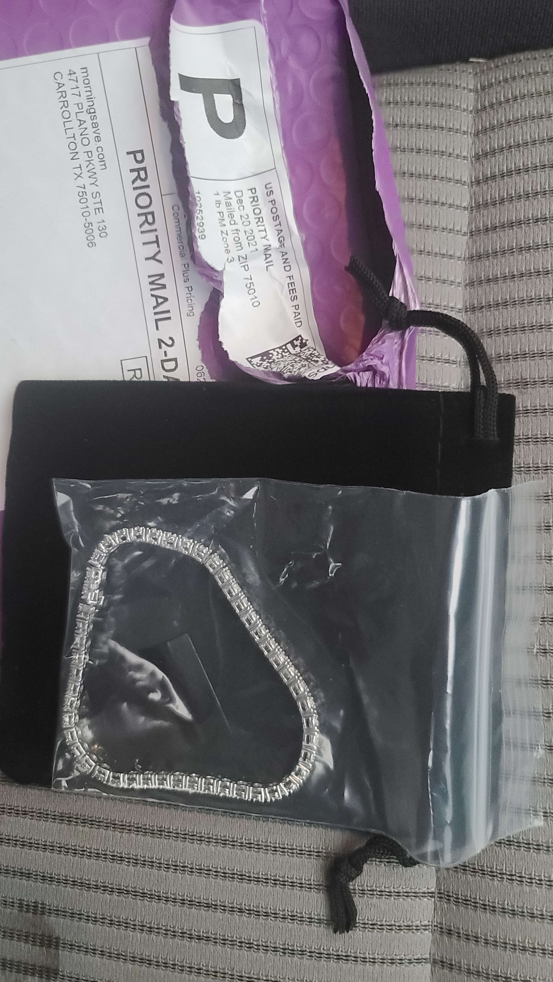 They sent me that crap