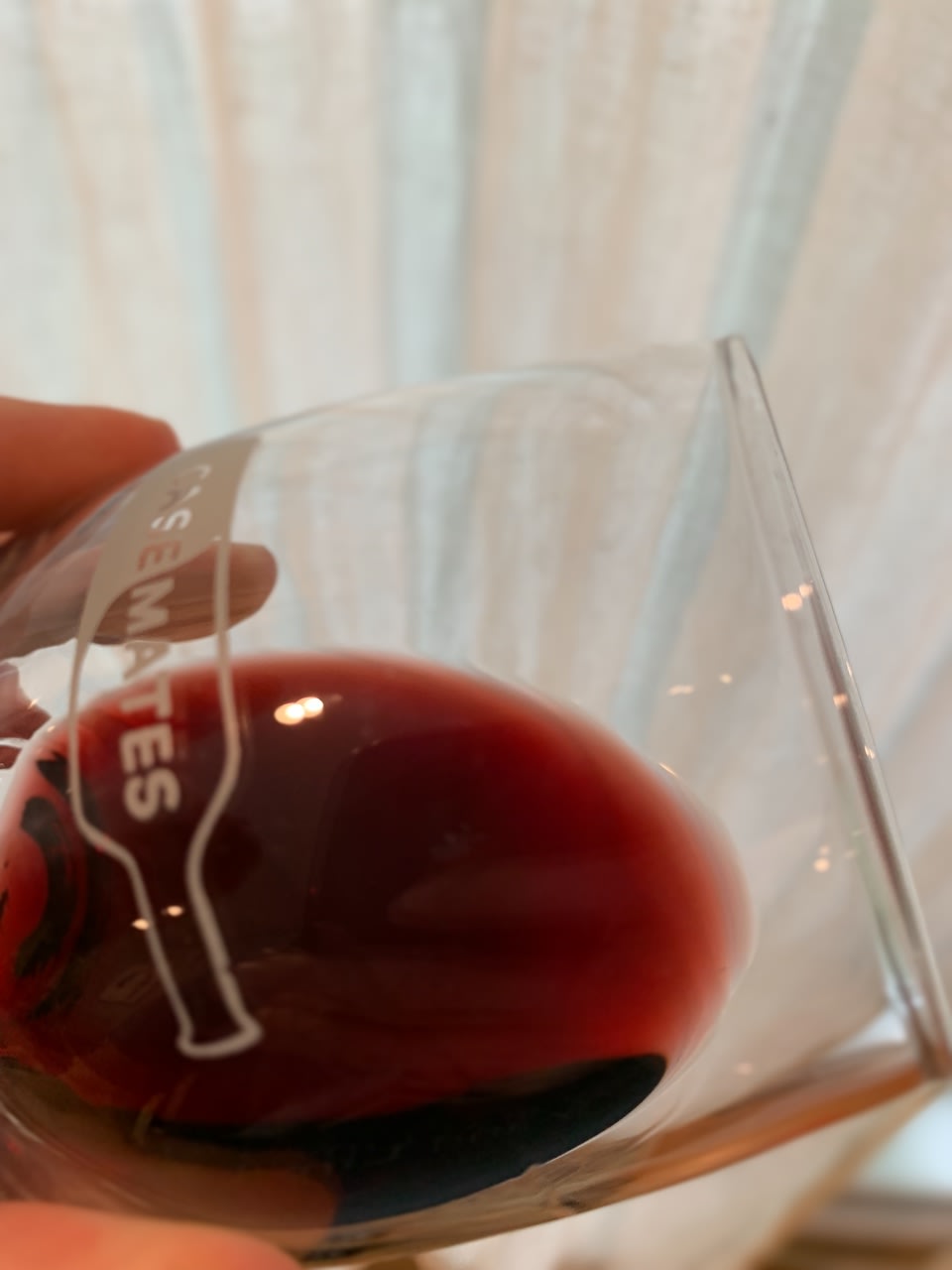 Bergevin Lane Moonspell Cabernet in glass