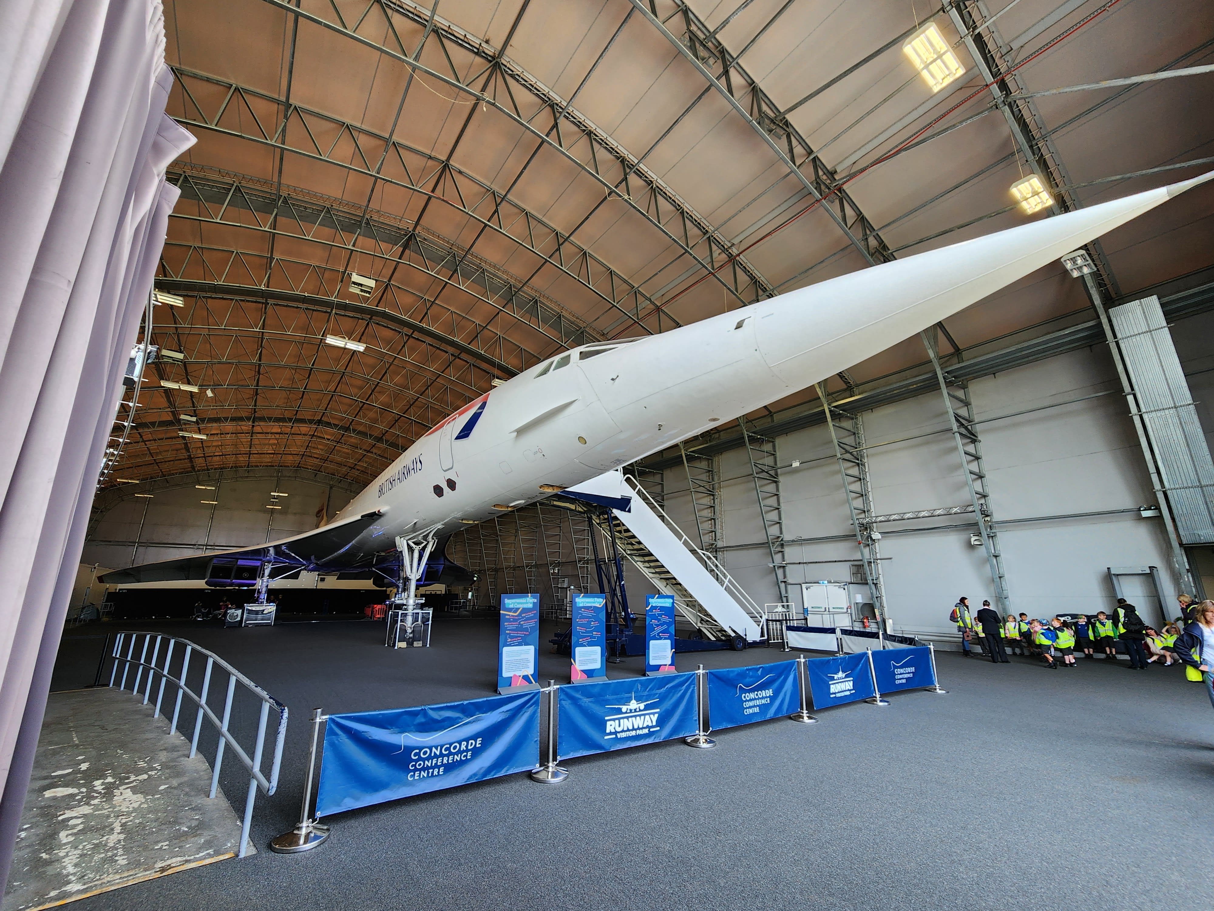 Concorde G-BOAC at the Manchester Airport Plane Park