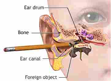 pencil in ear