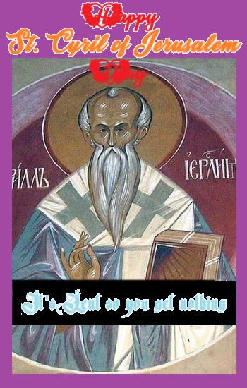 St. Cyril of Jerusalem
