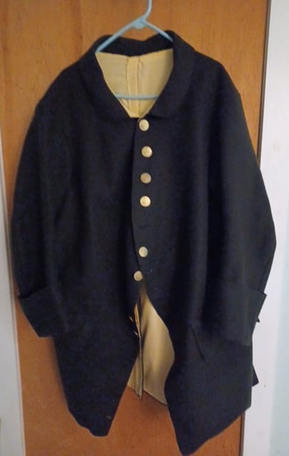 18th c wool coat