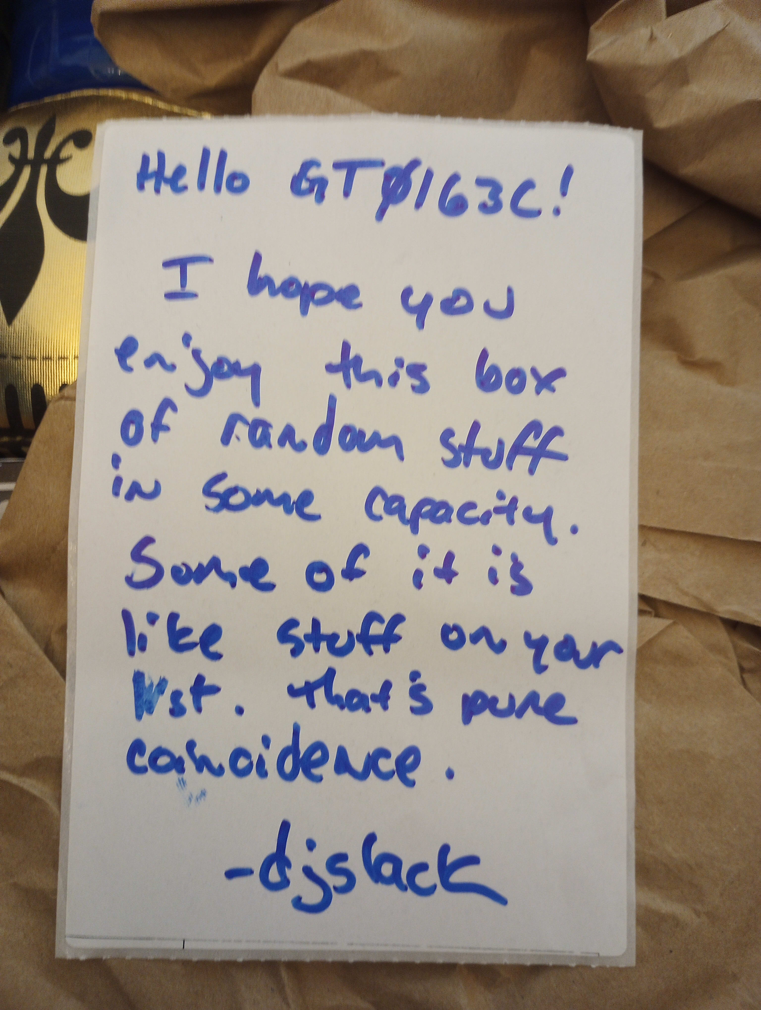 The note from @DJSlack