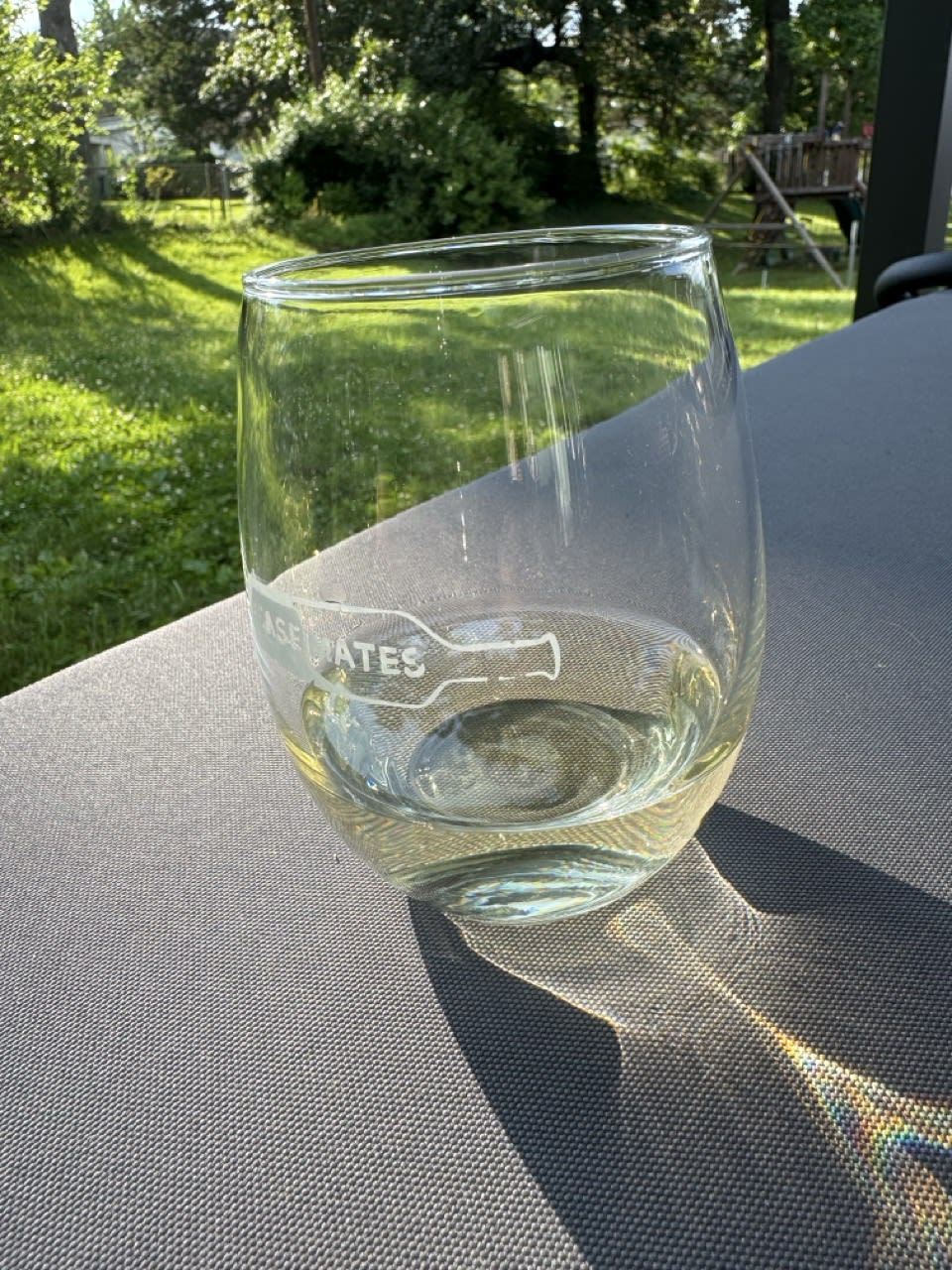 Iron Horse Chardonnay in glass