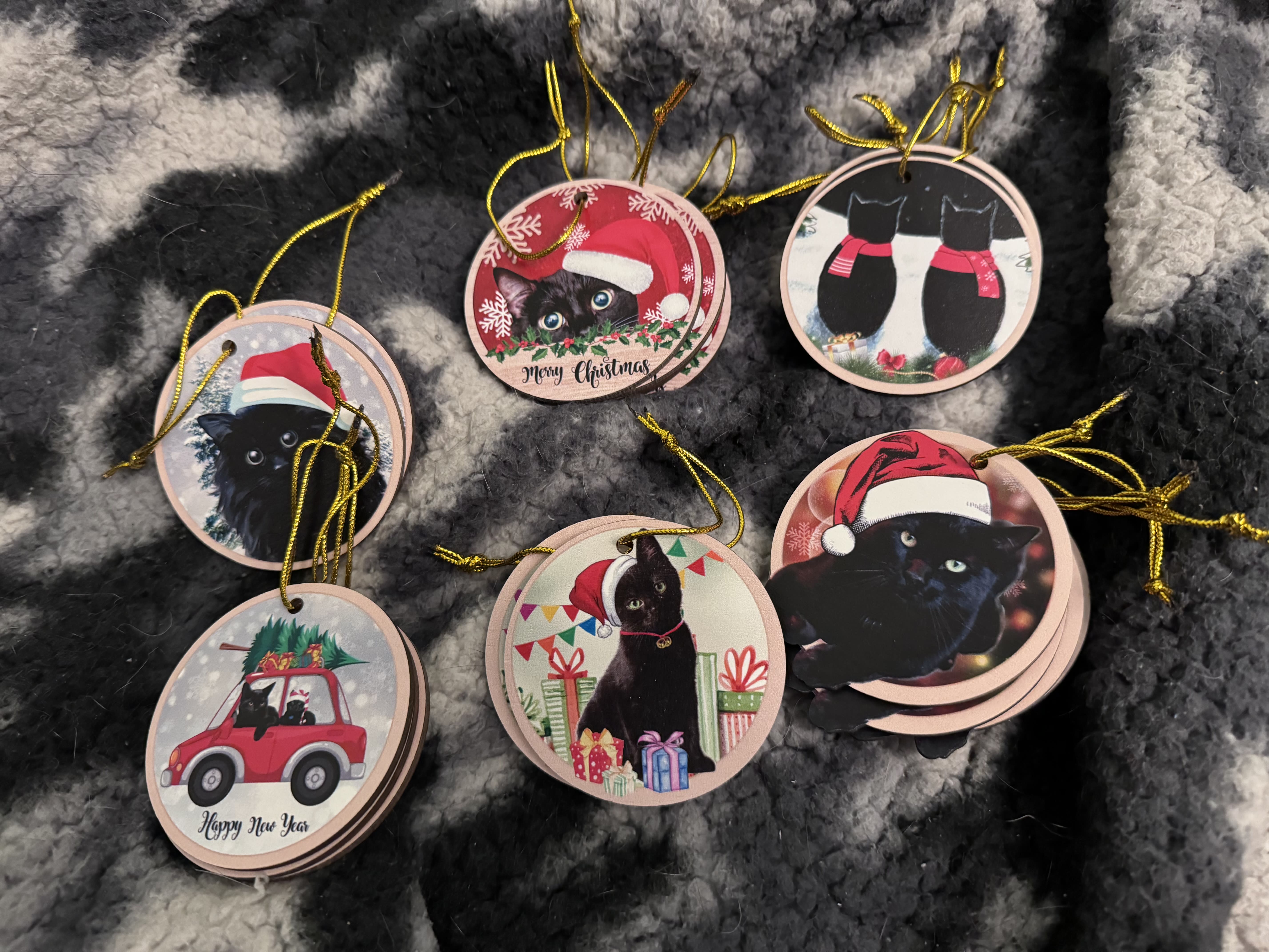 cat ornaments 