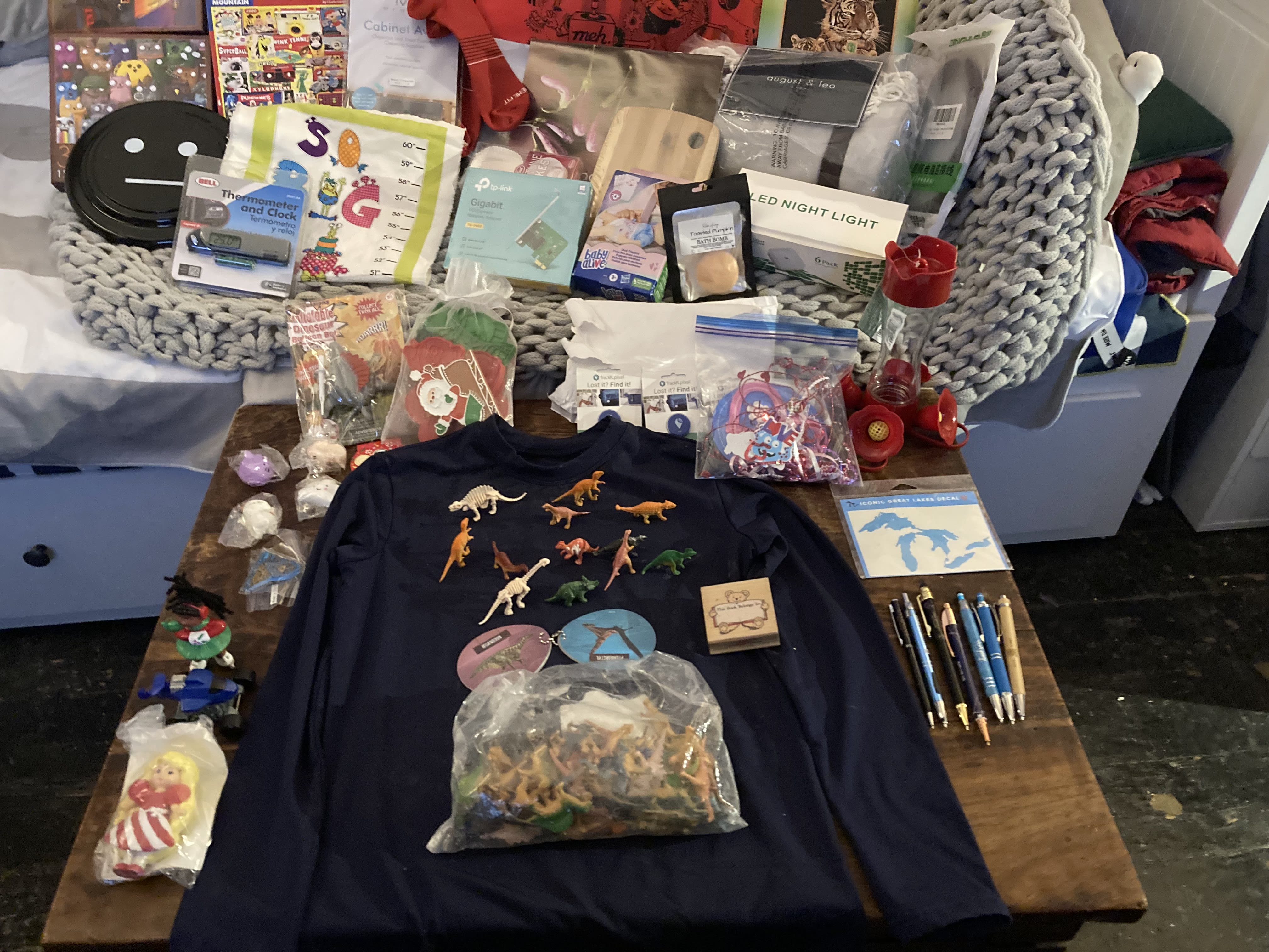 shirt and small items, somethings I didn’t mention before 