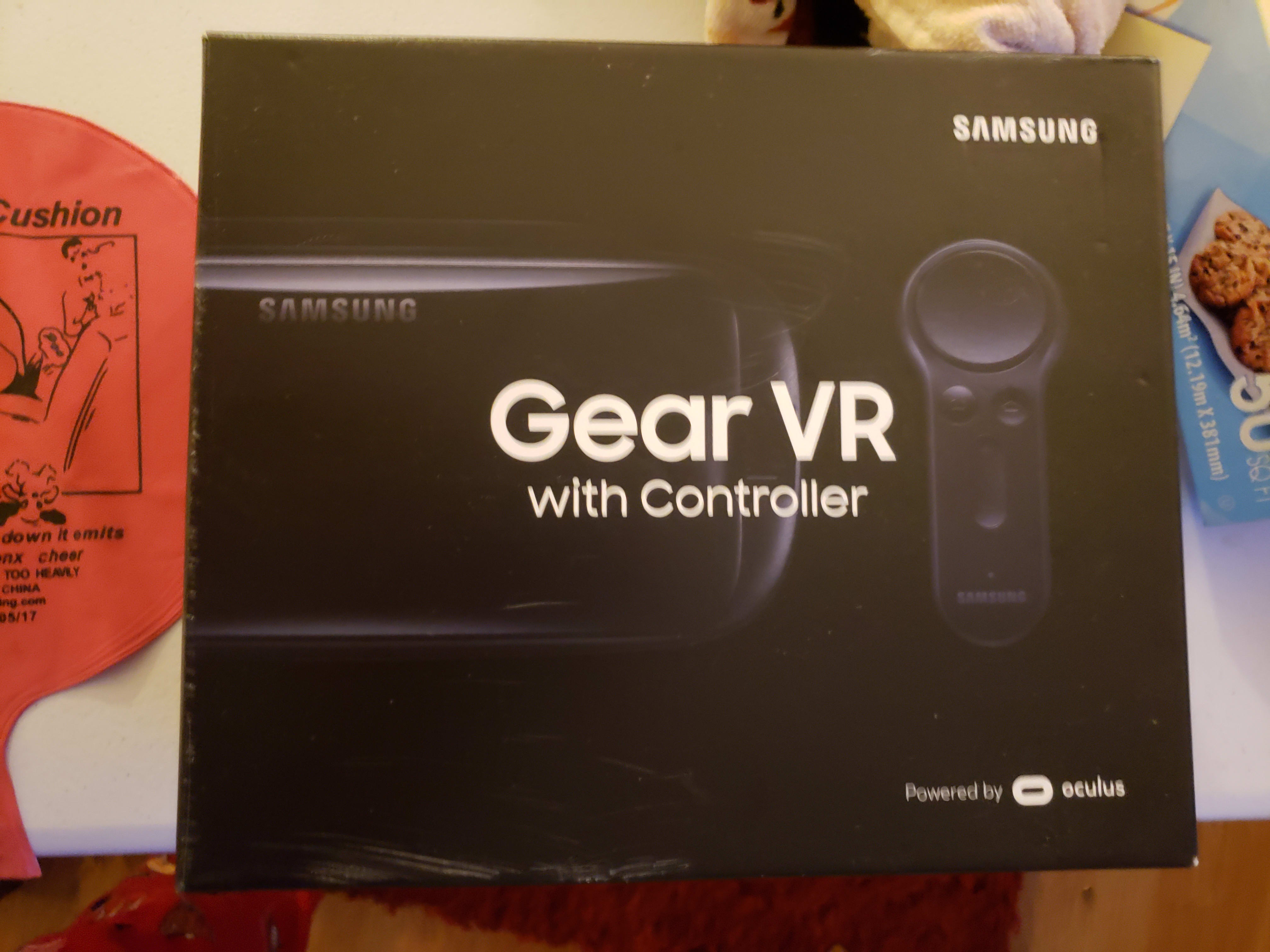 ...and a Samsung Gear VR!  Which works with my S9+ phone (taken out of my Otterbox first).