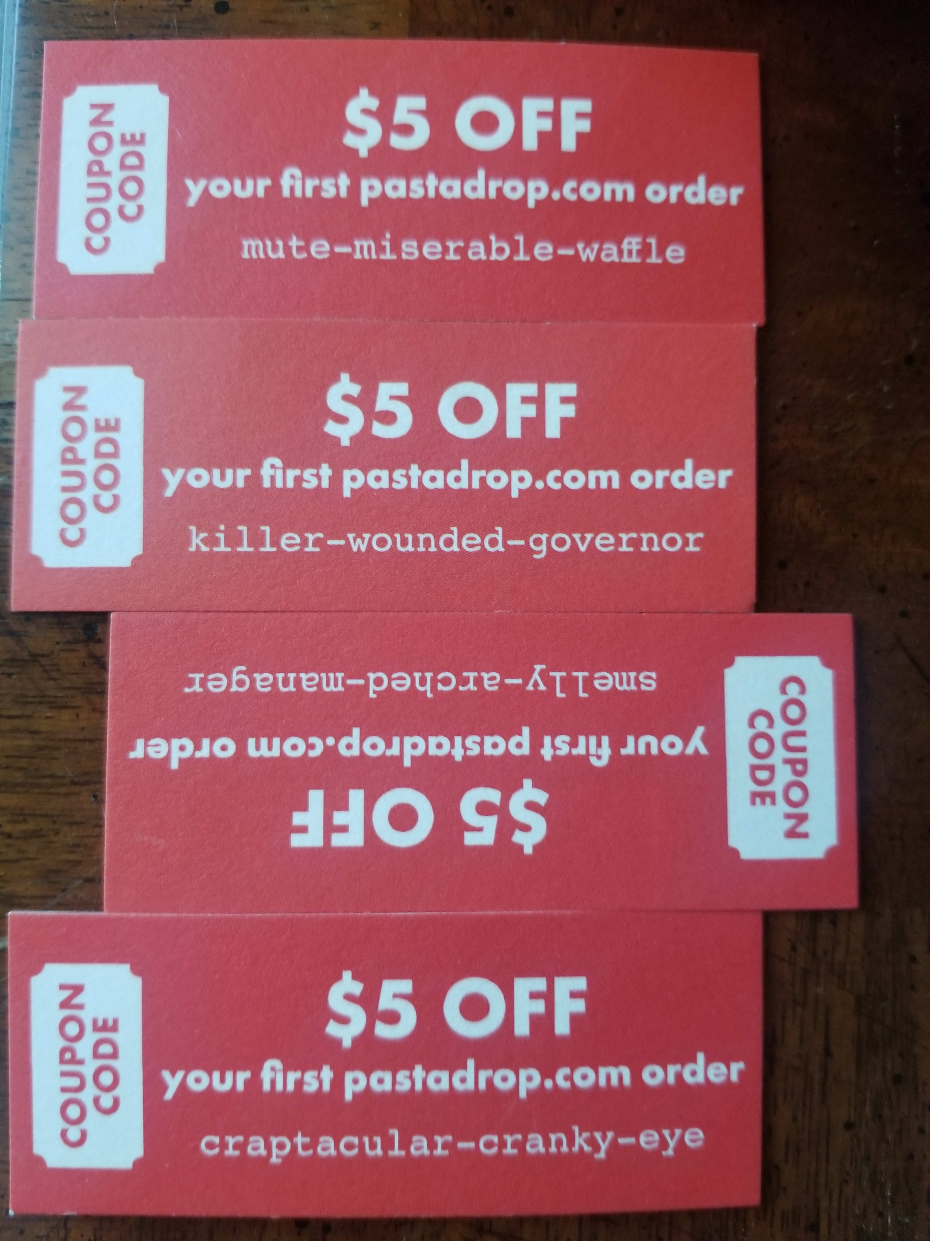 coupons