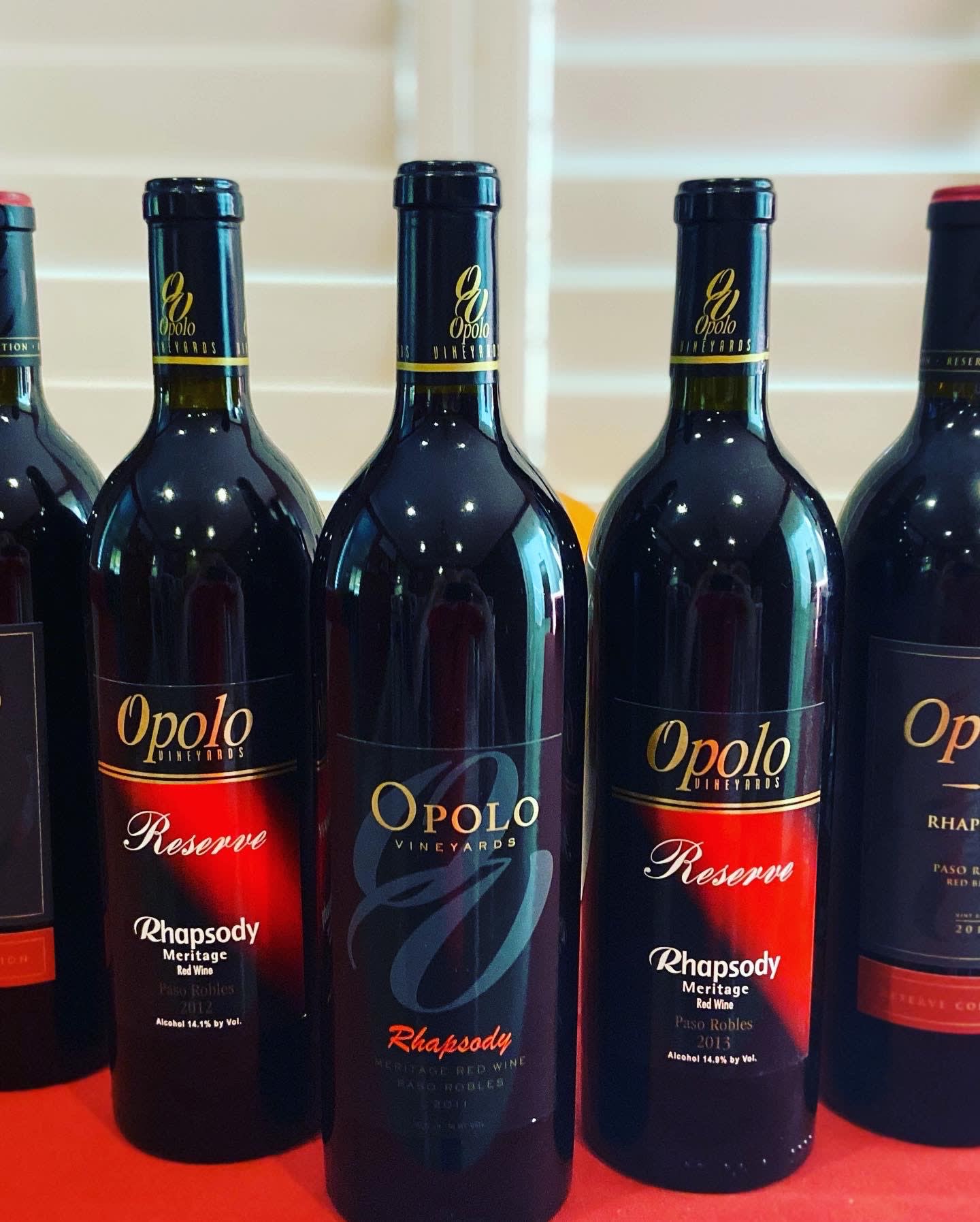 different image of the wine bottles