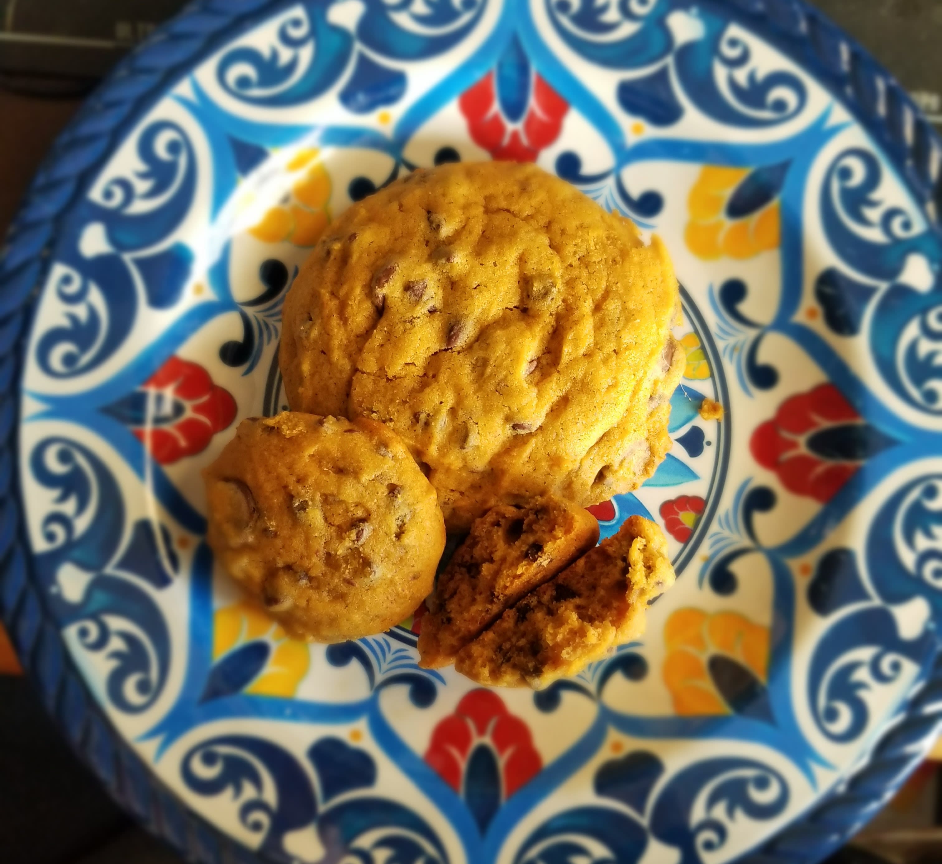 Pumpkin Chocolate Chip Cookies