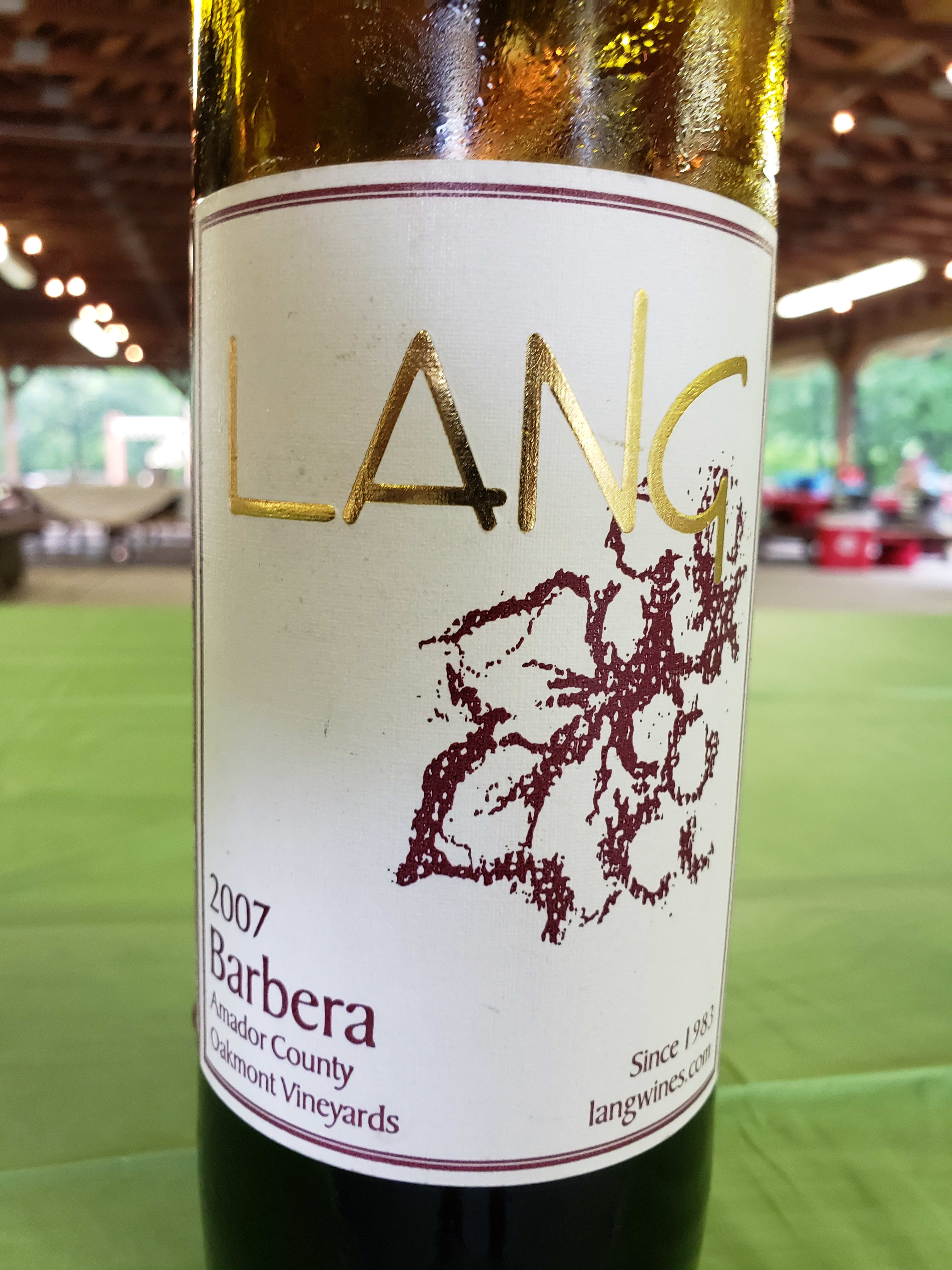 2007 Lang Barbera