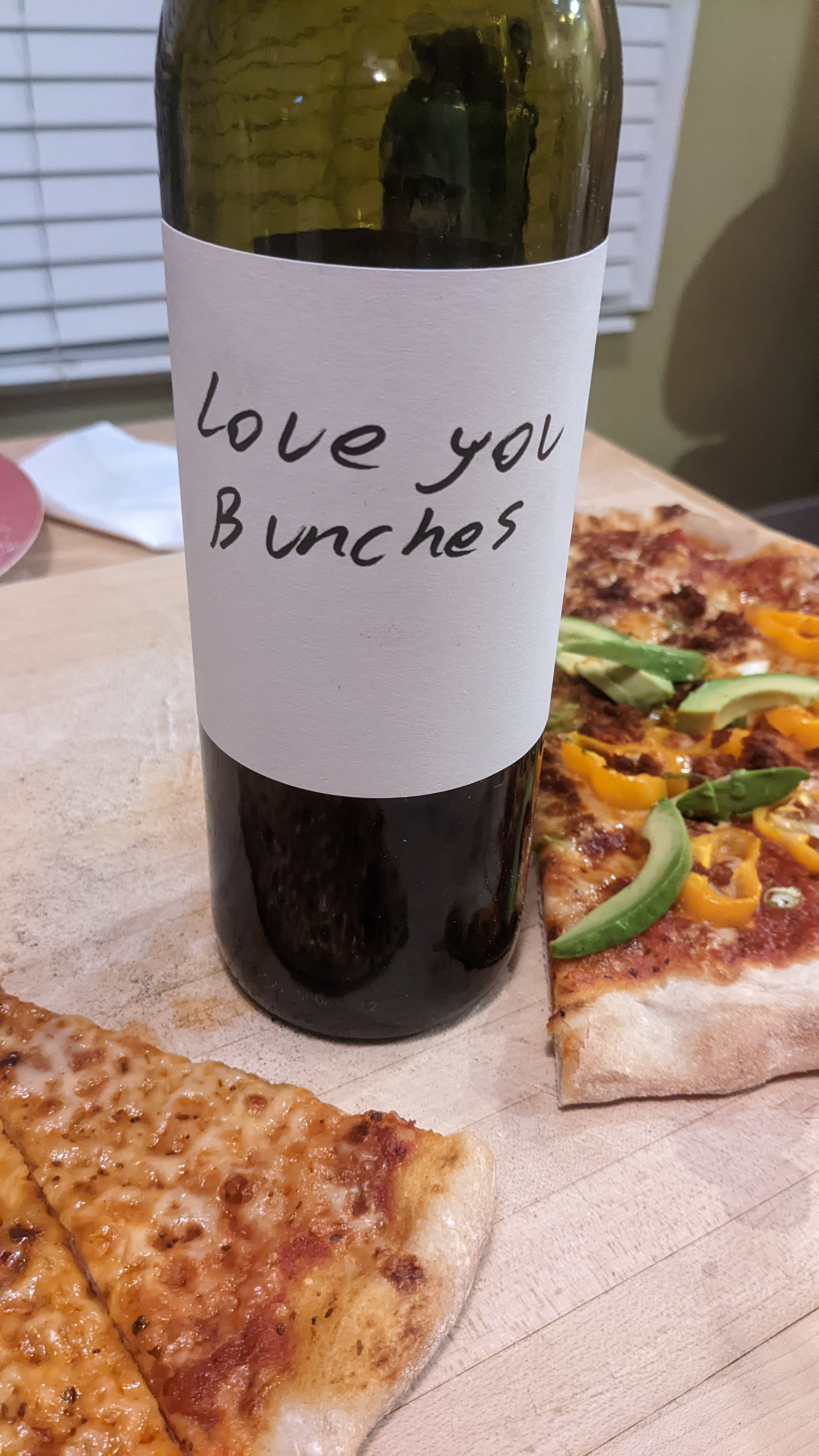 pizza and Love You Bunches