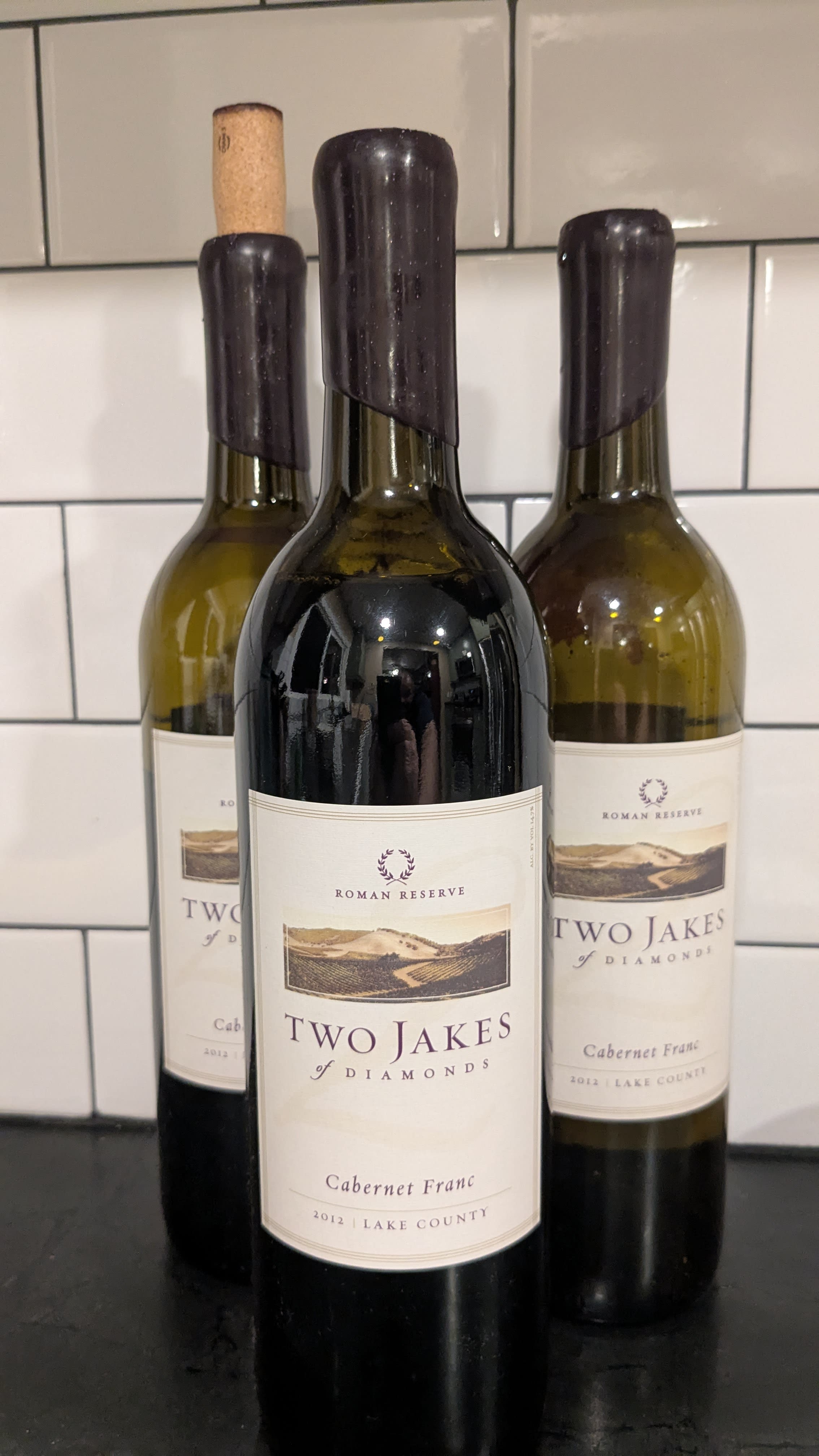 three 2012 Two Jakes Roman Reserve