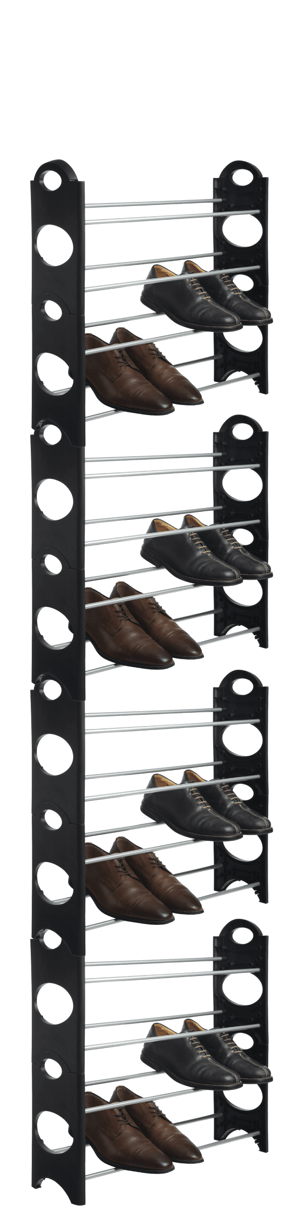 stackable shoe racks at walmart on 2 Pack 261 5th Avenue 4 Tier Stackable Shoe Rack