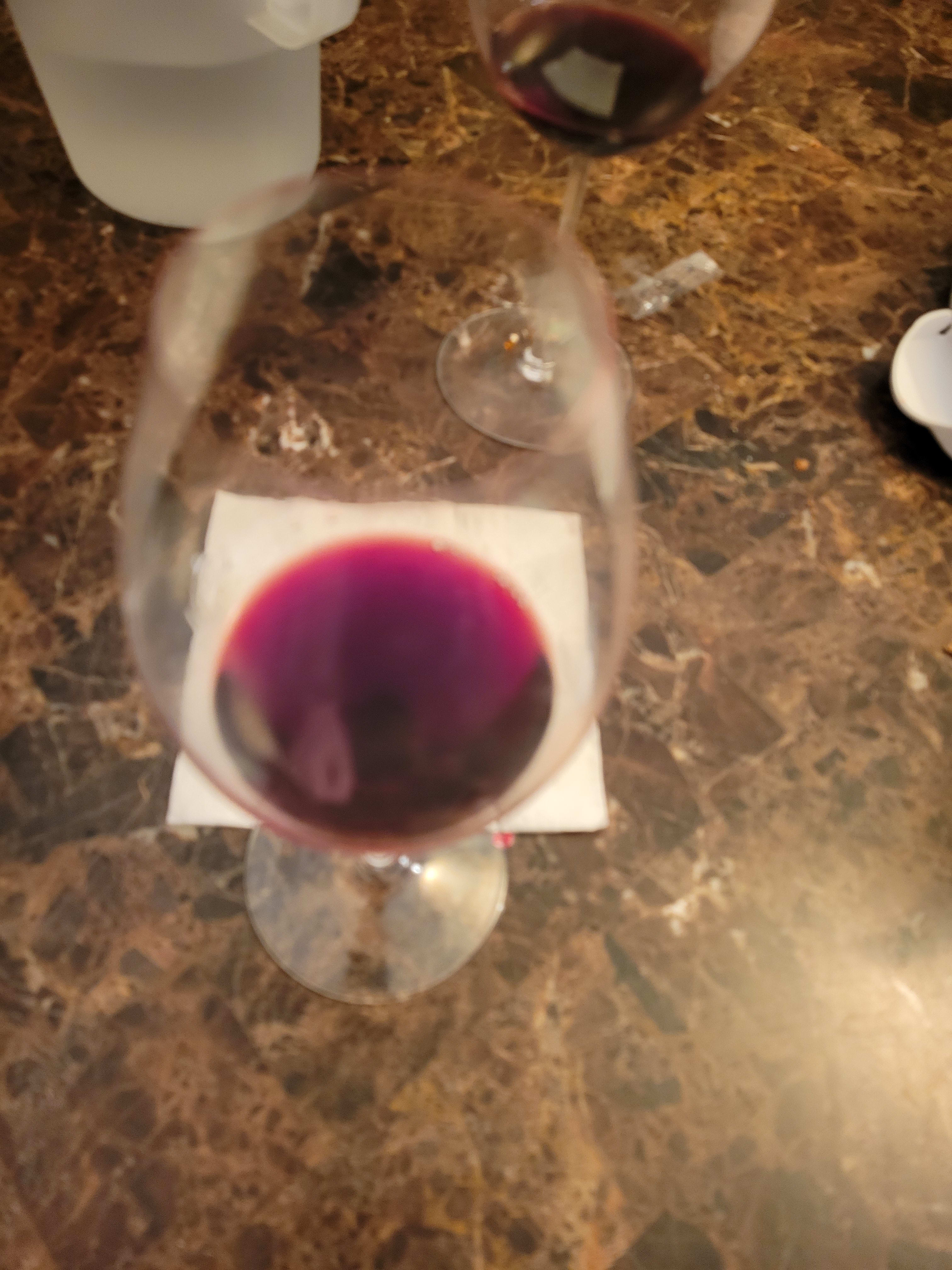 wine in hermitage glass