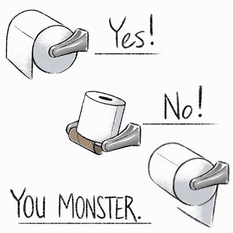 Hanging Toilet Paper