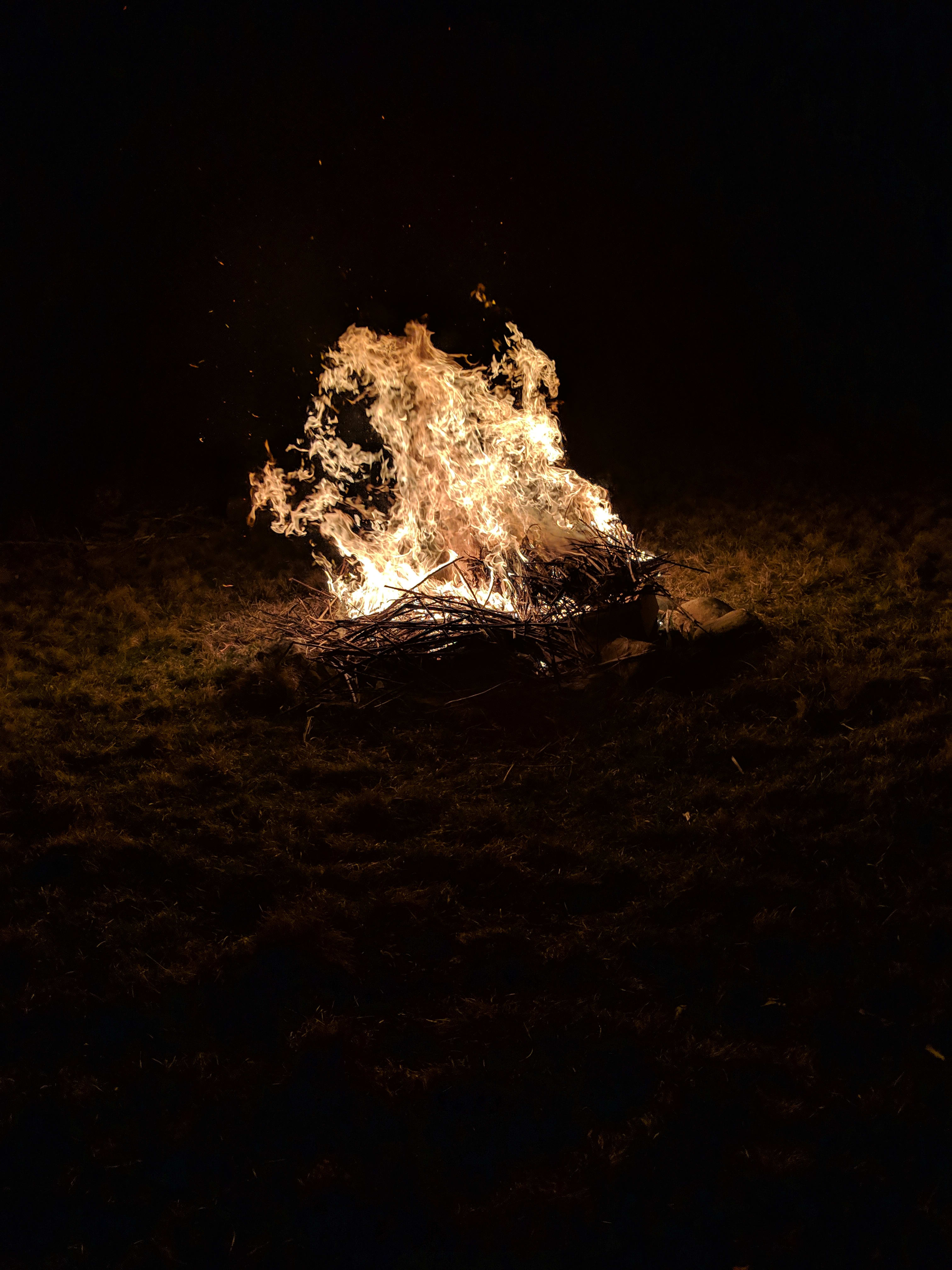 I lit a bonfire with mine.