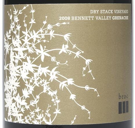 2008 Broc Cellars Grenache