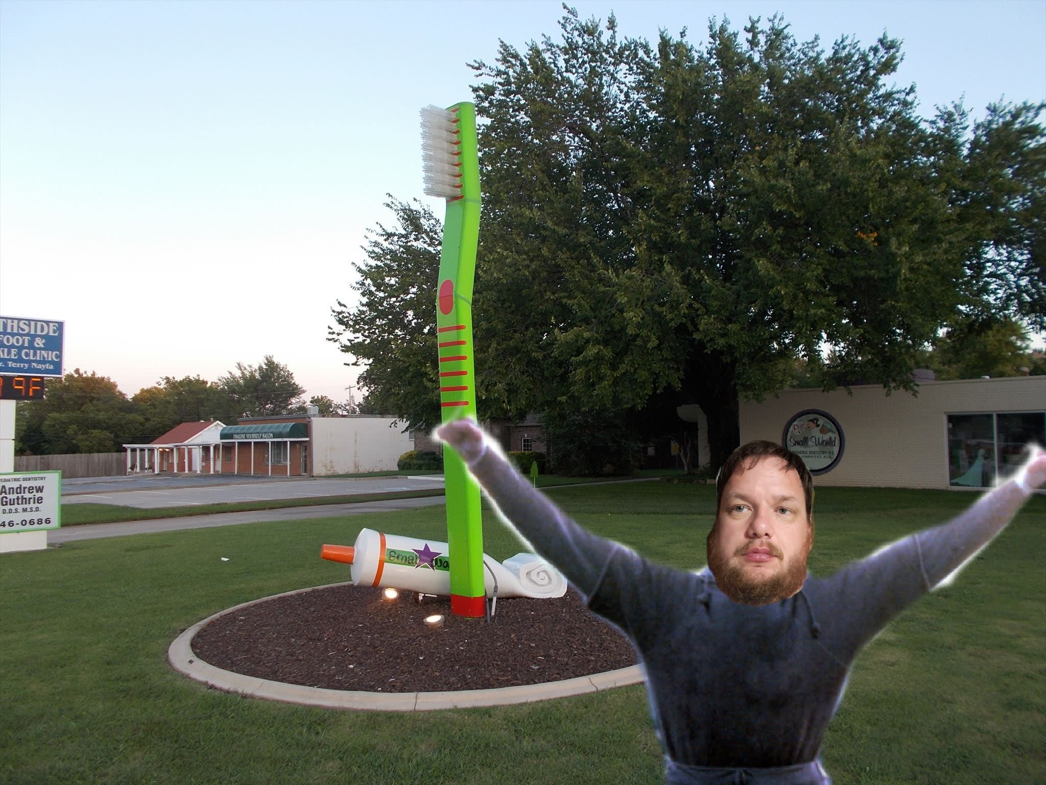 giant toothbrush okc